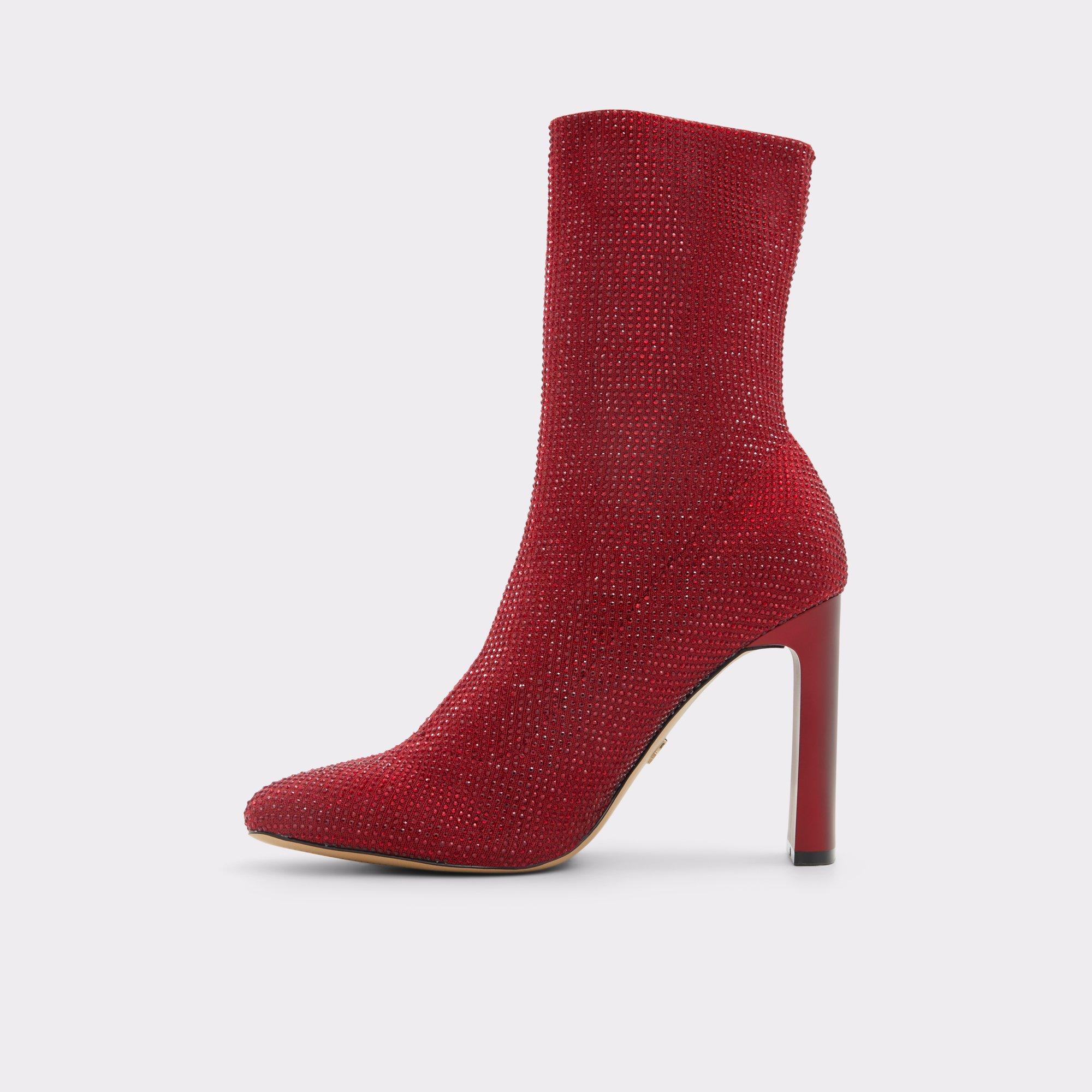ALDO Faelora - Women's Ankle Boot - Red, Size 6 Product Image
