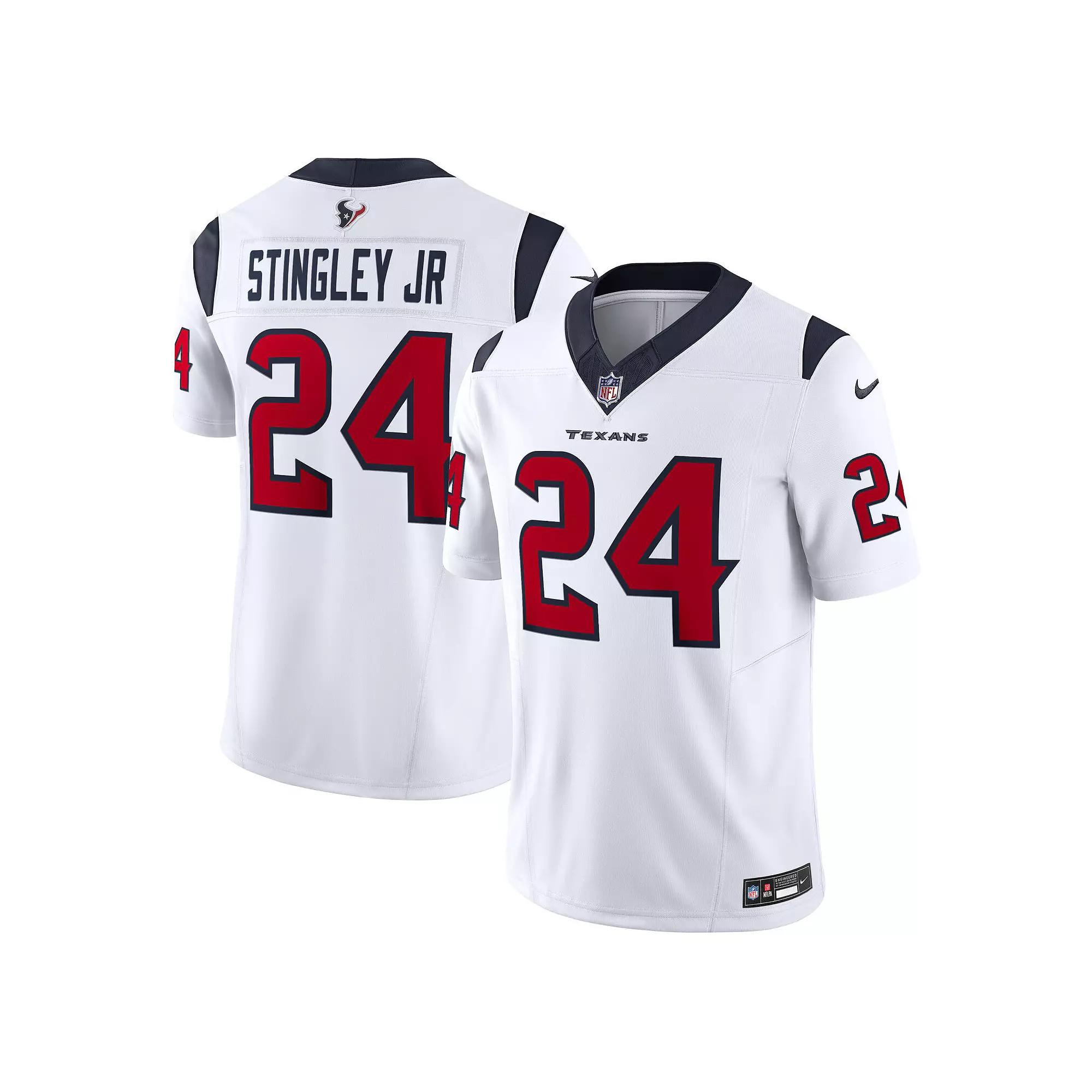 Men's Nike Derek Stingley Jr. White Houston Texans Vapor F.U.S.E. Limited  Jersey, Size: 2XL Product Image