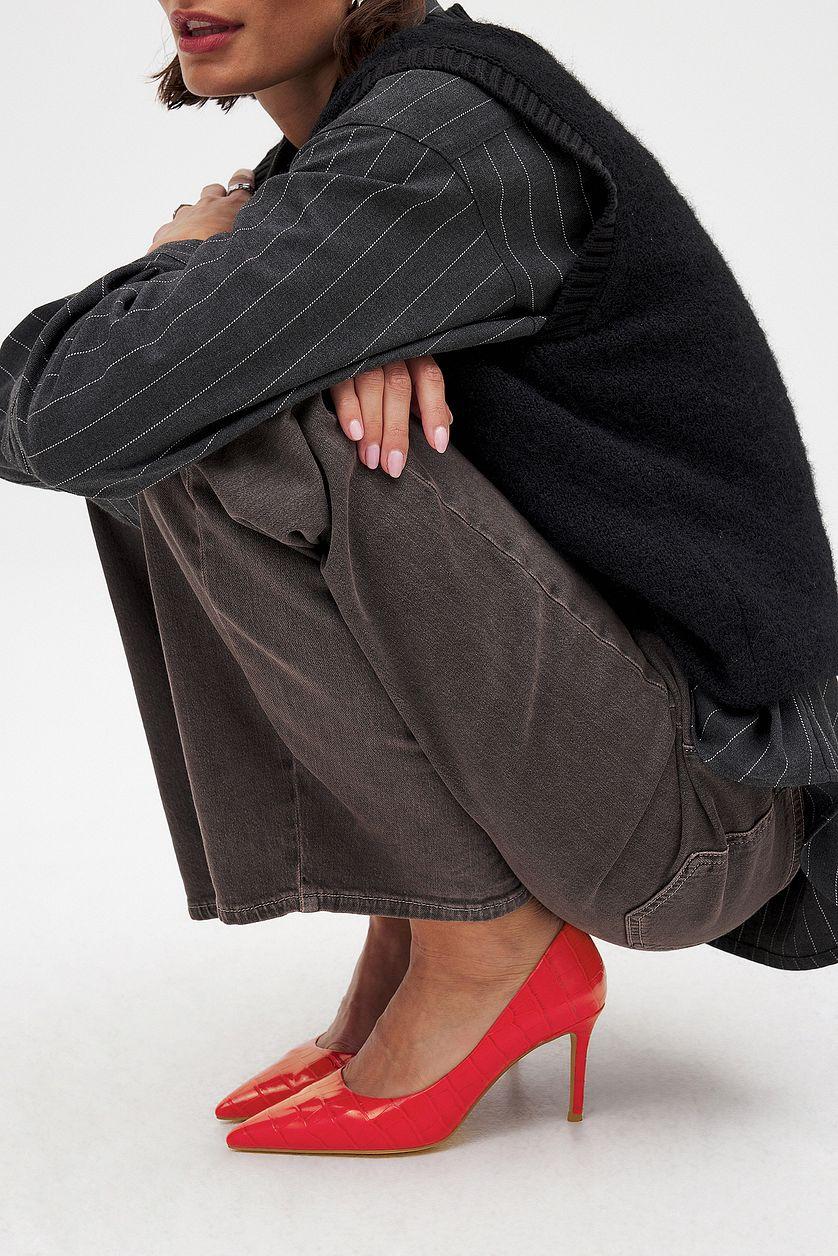 Cut Out Stiletto Pumps Product Image