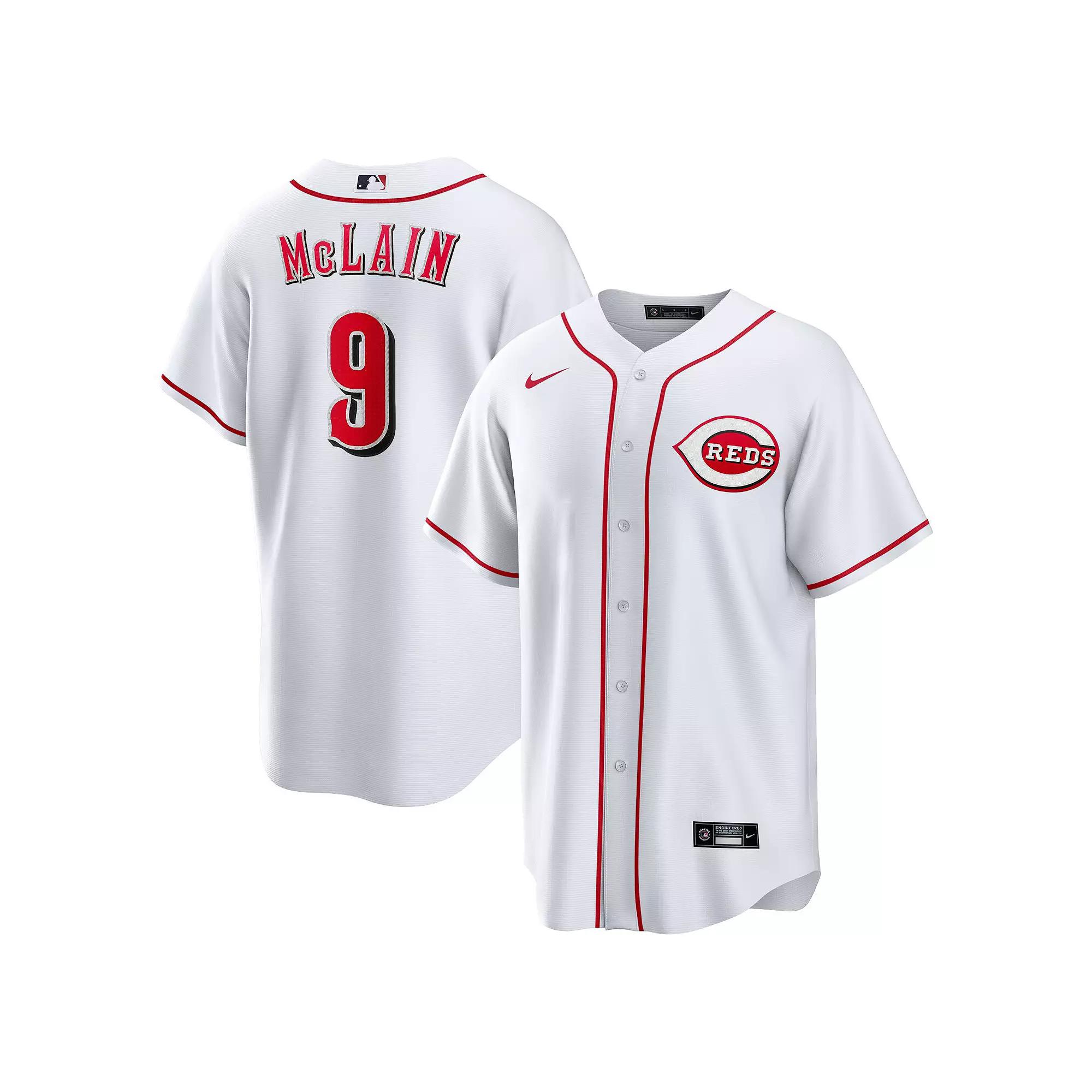 Men's Nike Matt McLain White Cincinnati Reds Home Replica Jersey,  Product Image