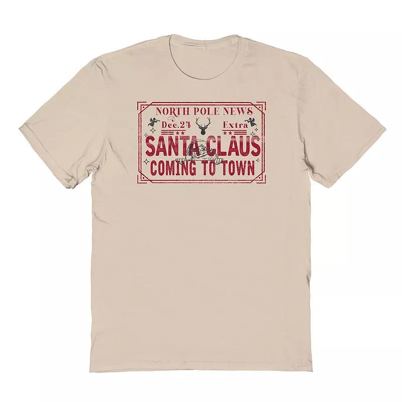 Men's North Pole News Graphic Tee, Adult Unisex,  Product Image