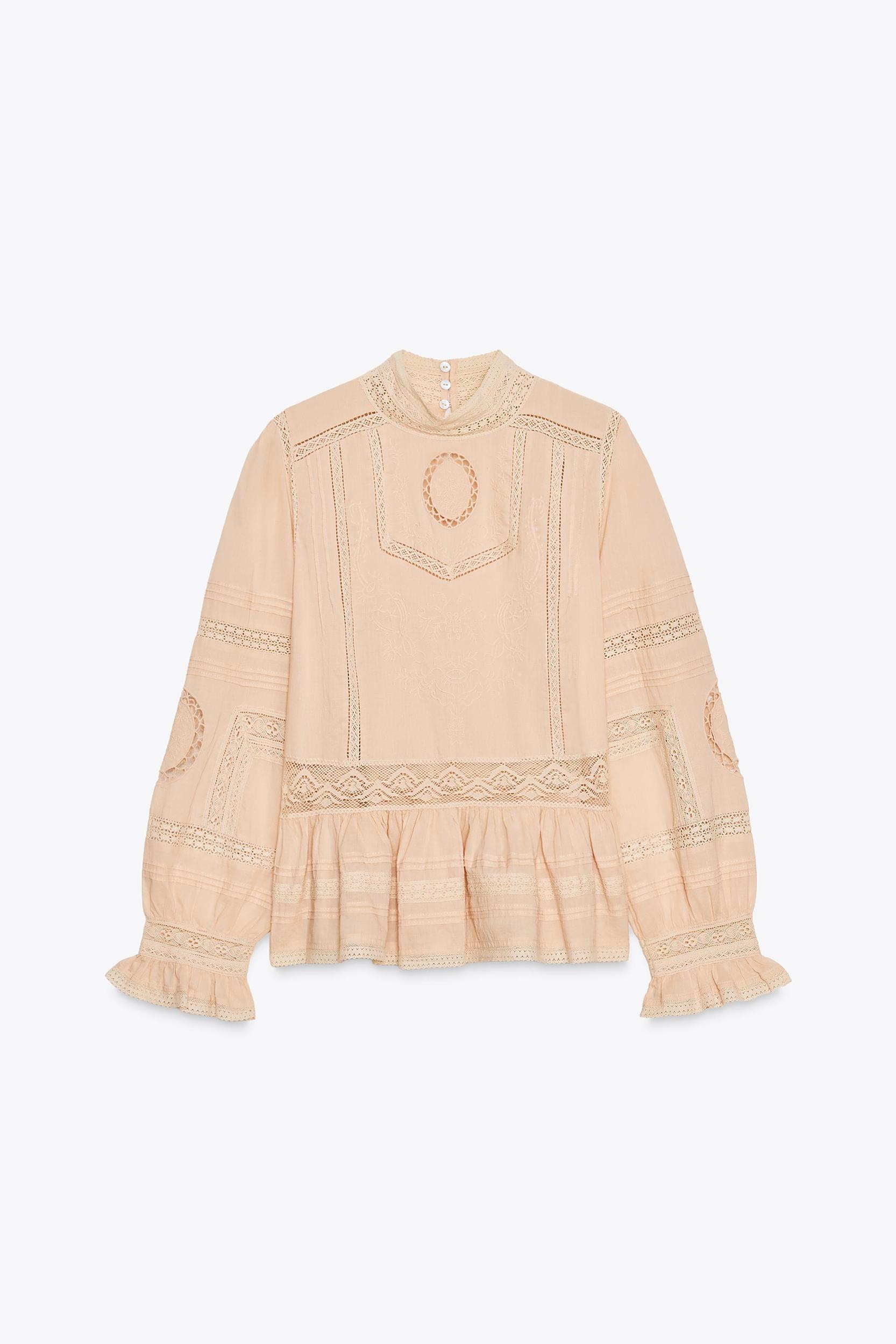 ZW COLLECTION EMBROIDERED ROMANTIC SHIRT Product Image