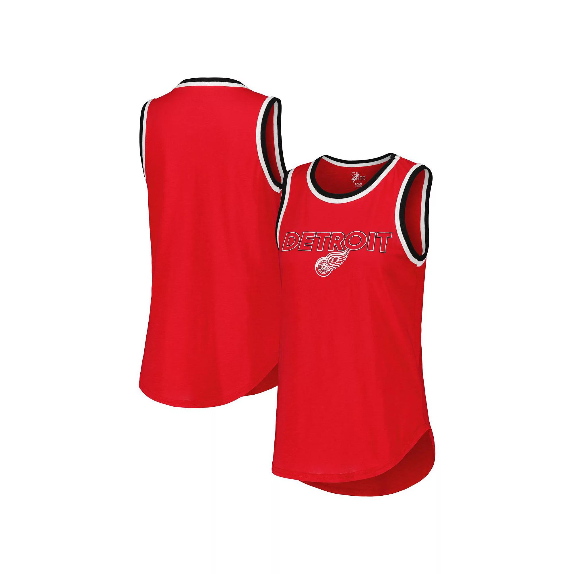 Women's G-III 4Her by Carl Banks Red Detroit Red Wings Strategy Tank Top,  Product Image
