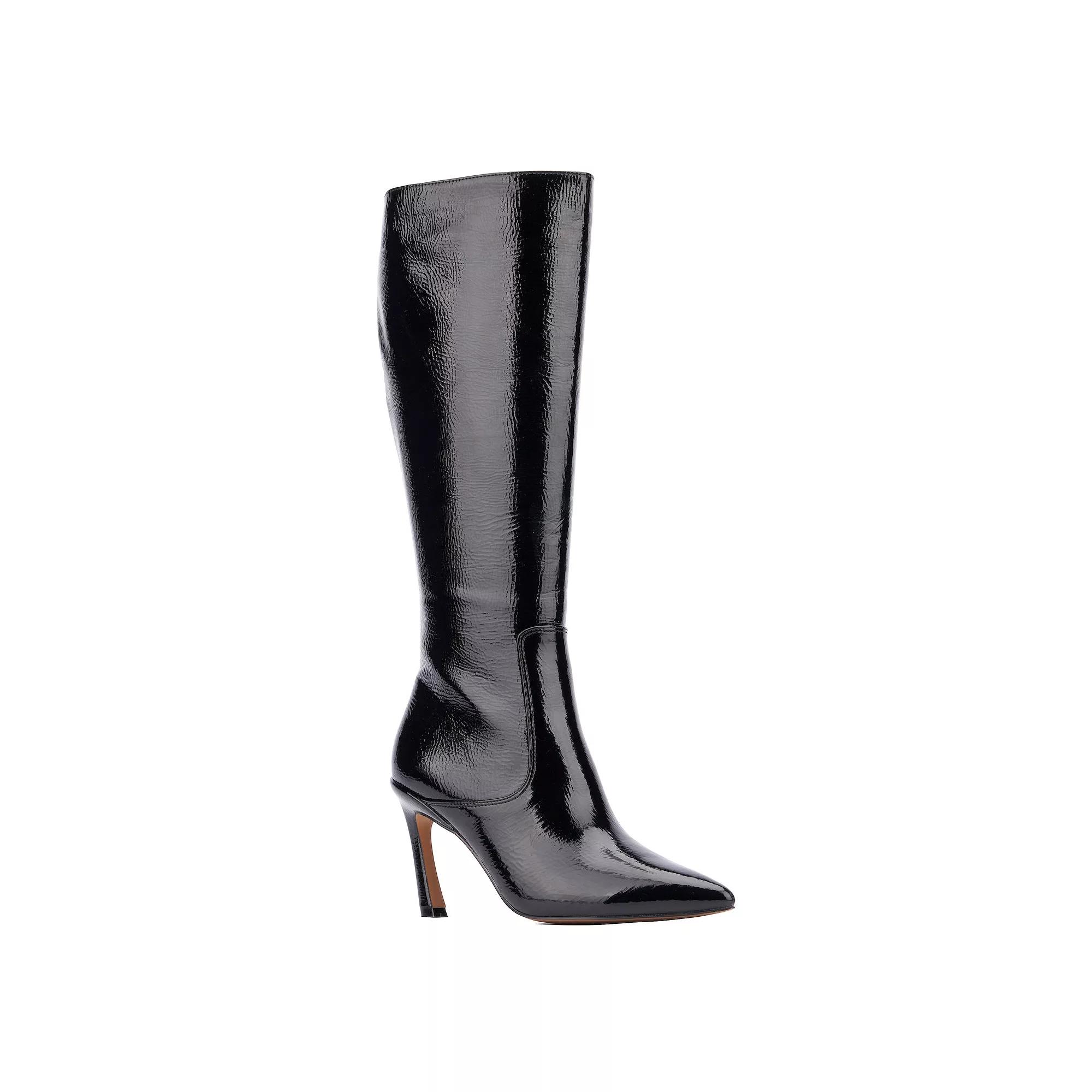 New York & Company Krystelle Womens Faux-Leather Boots Product Image