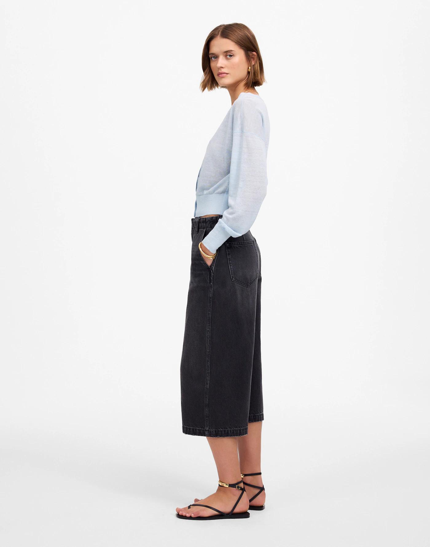 Denim Culottes Product Image