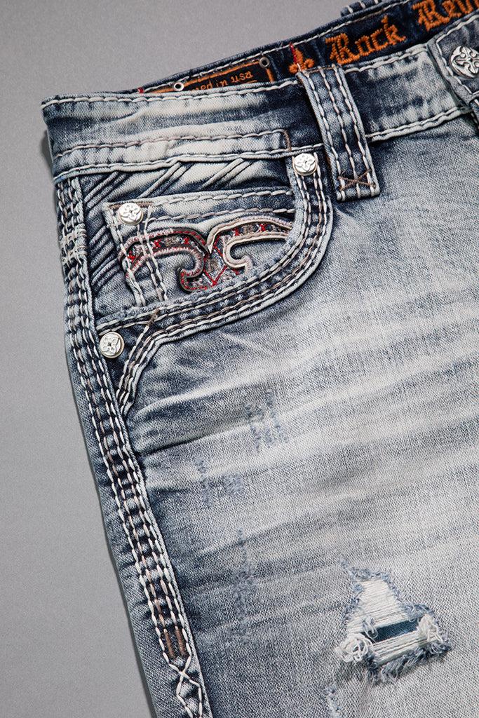 Elijah Denim Shorts Male Product Image