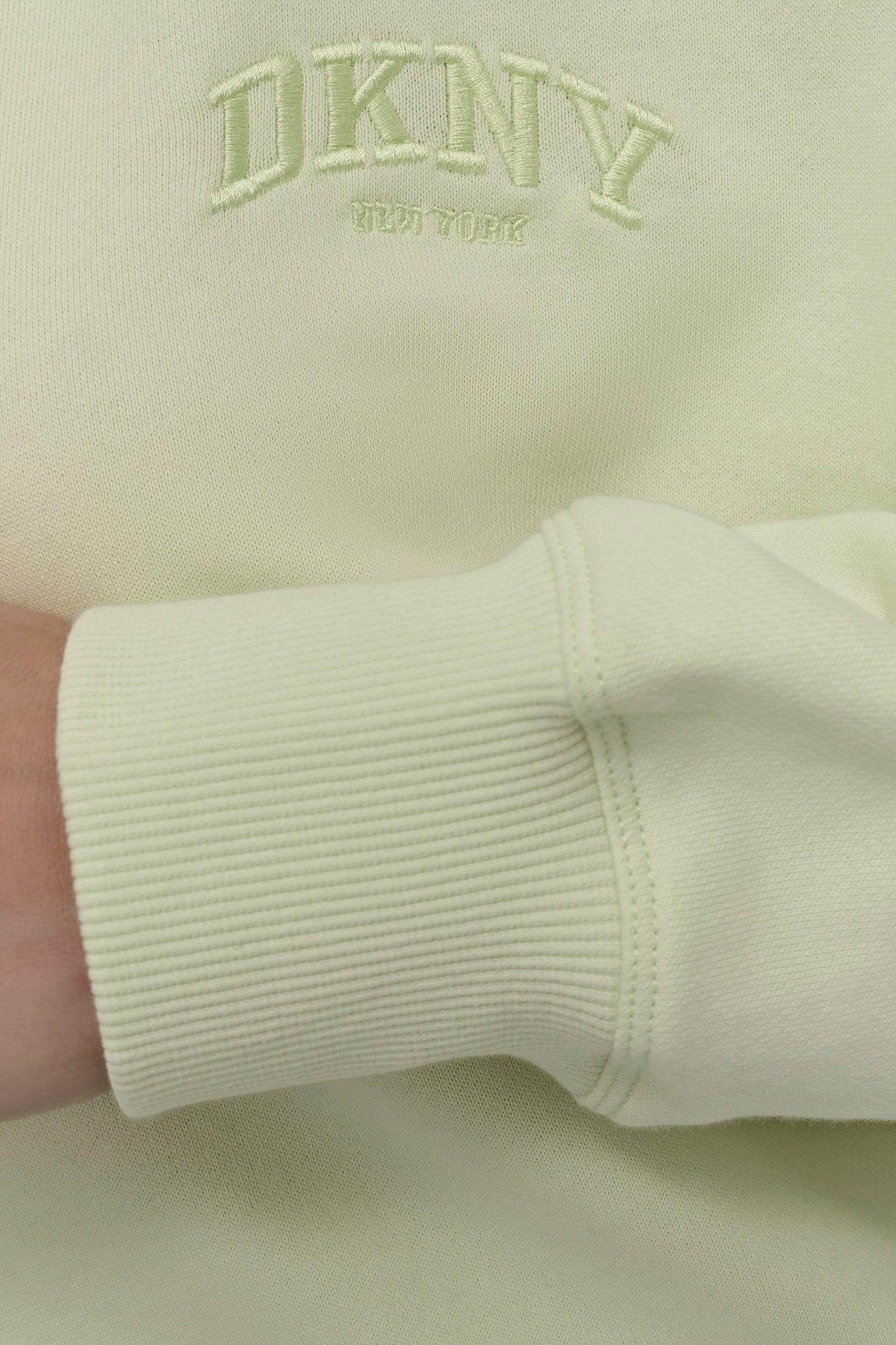 CROPPED VARSITY LOGO POLO SWEATSHIRT Product Image