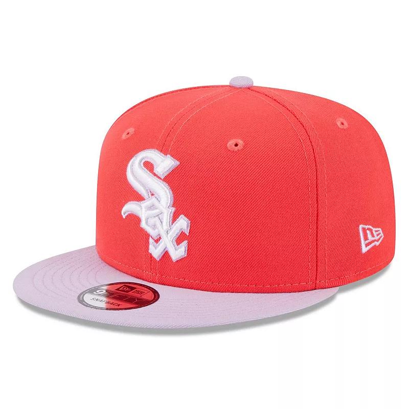 Mens New Era /Purple Chicago White Sox Spring Basic Two-Tone 9FIFTY Snapback Hat Product Image