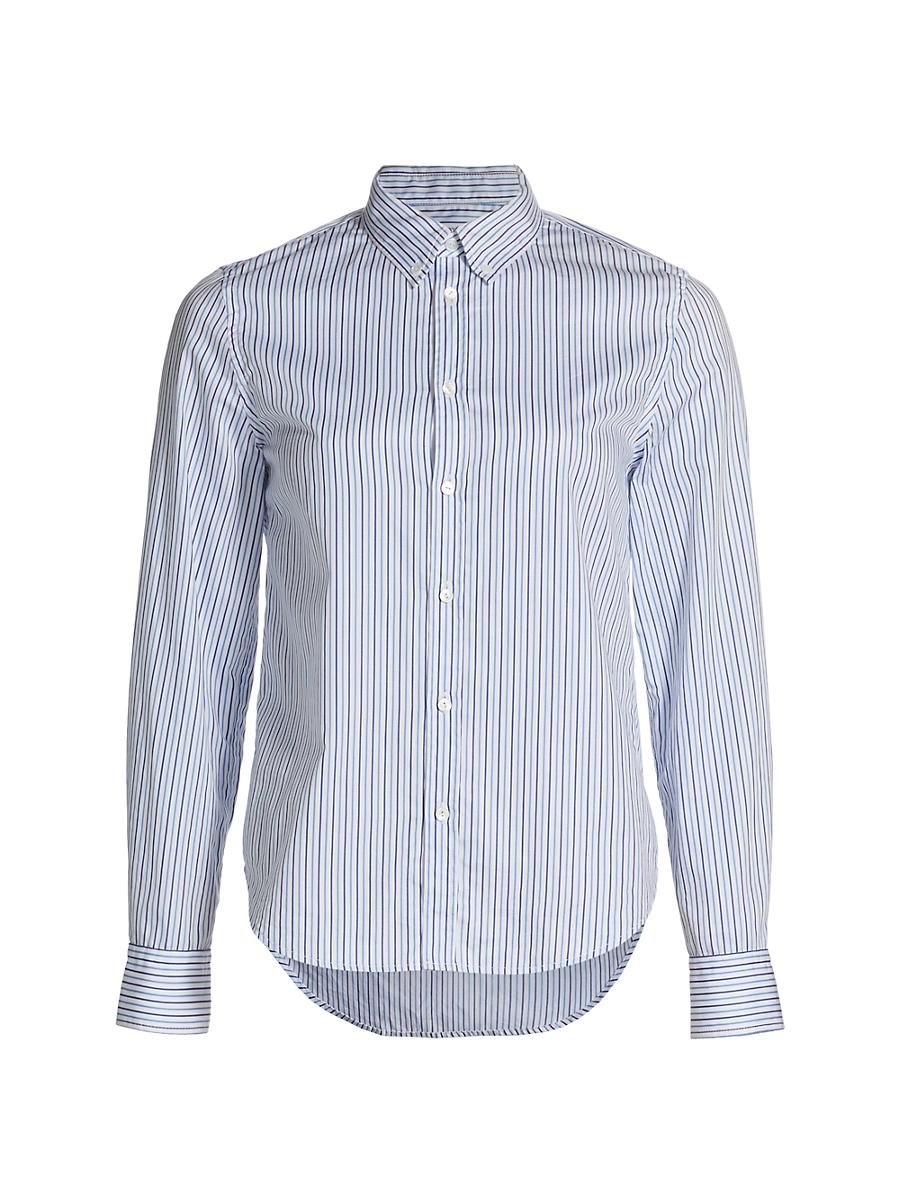 Womens Dyllan Striped Cotton Shirt Product Image