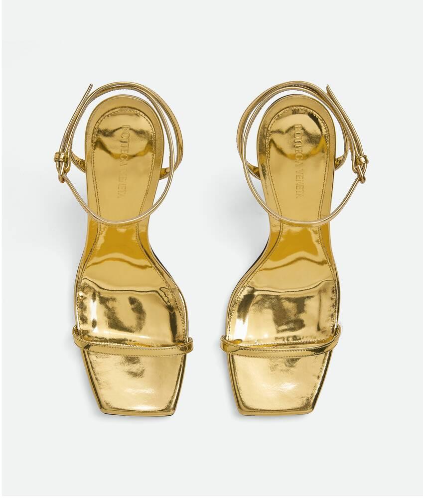 Women's Knot Sandal in Gold Product Image