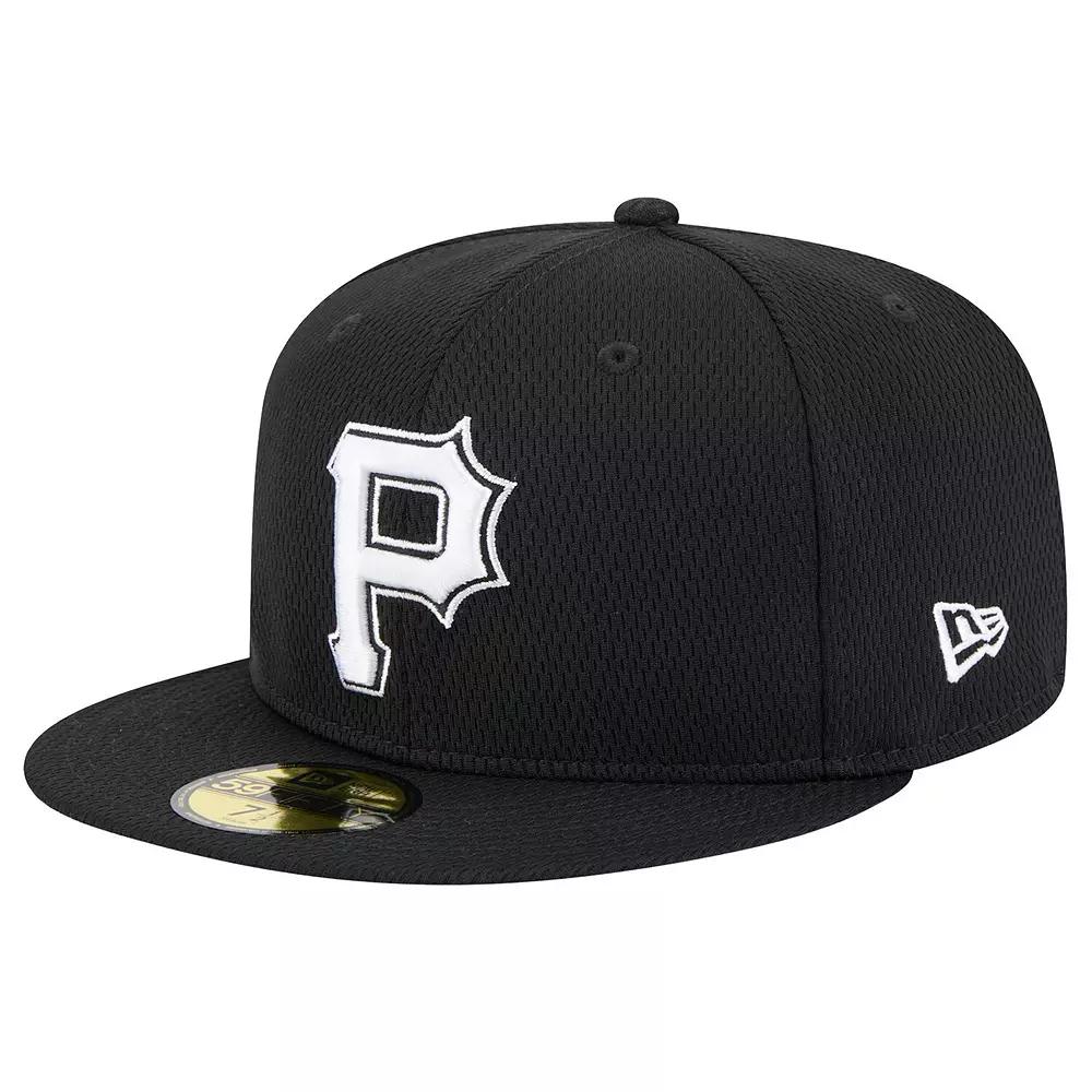 Men's New Era Black Pittsburgh Pirates 2025 Clubhouse 59FIFTY Fitted Hat, Size: 7 1/8 Product Image