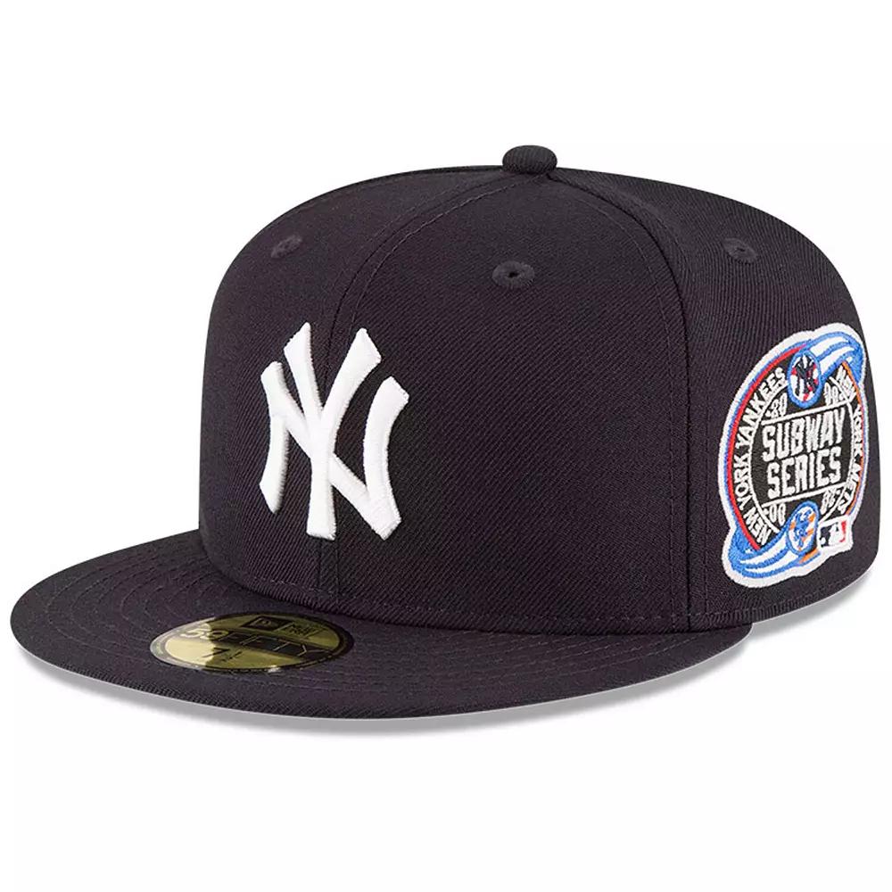 Men's New Era Navy New York Yankees World Series Wool Team 59FIFTY Fitted Hat, Size: 7, Blue Product Image