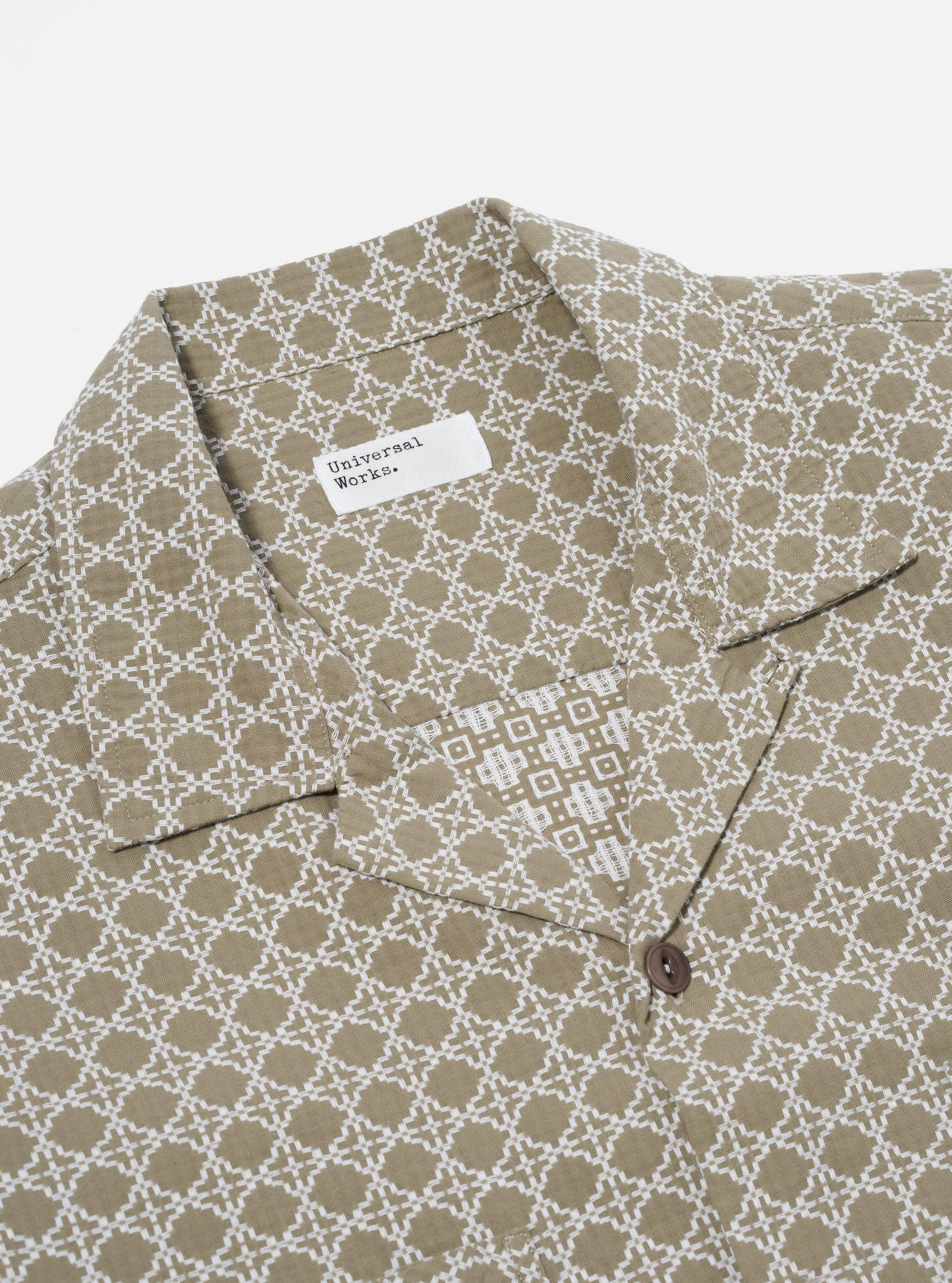 Sand/White Rhodes Cotton Work Shirt Product Image