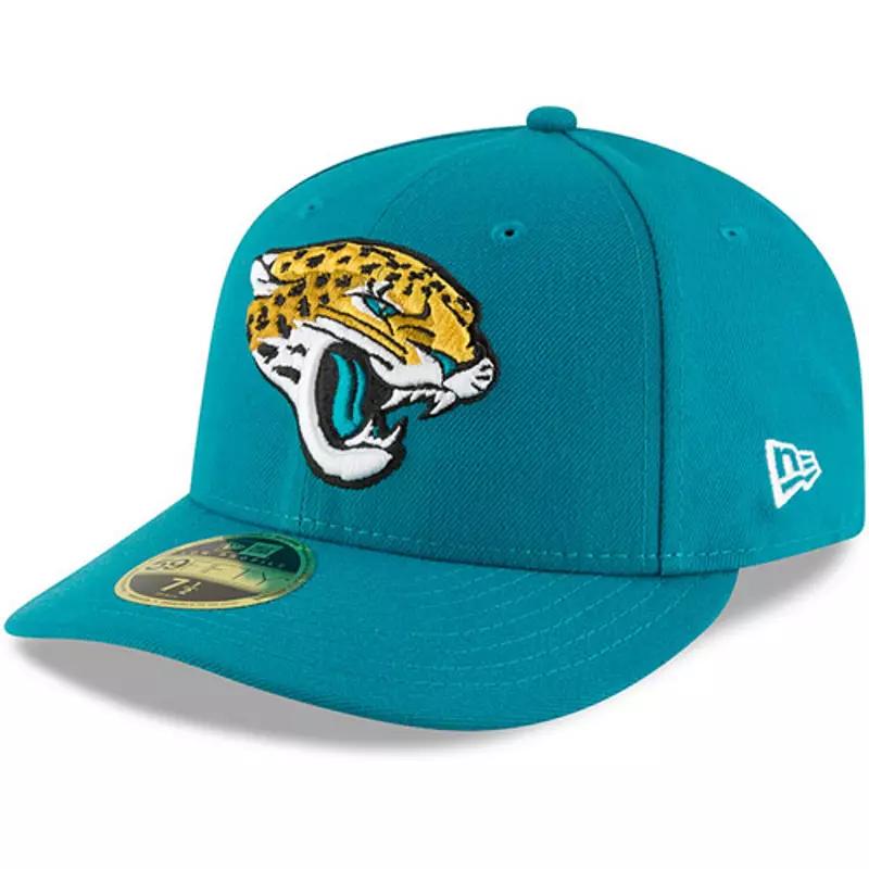Men's New Era Teal Jacksonville Jaguars Omaha Low Profile 59FIFTY Fitted Hat,  Product Image