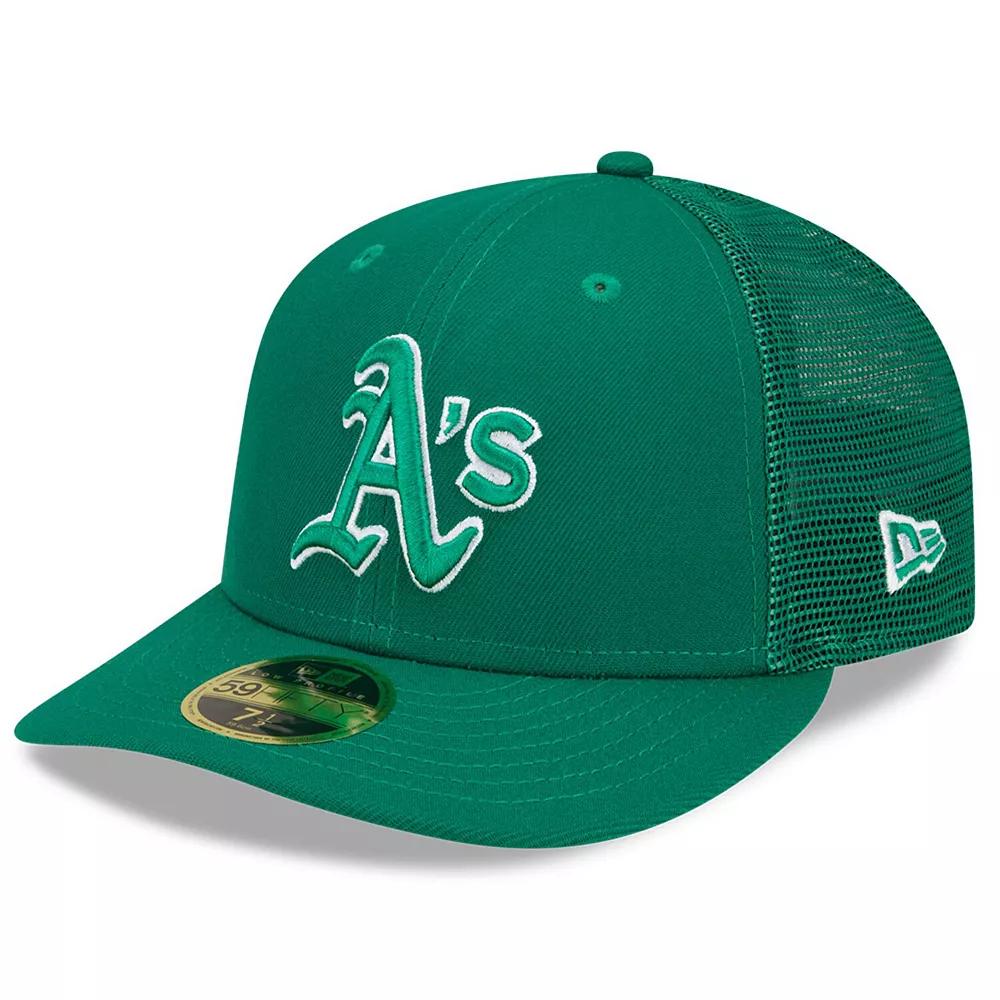 Men's New Era Green Oakland Athletics 2022 St. Patrick's Day On-Field Low Profile 59FIFTY Fitted Hat, Size: 7 Product Image