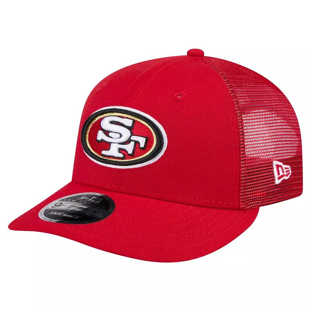 Men's New Era Scarlet San Francisco 49ers Low Profile 9FIFTY Snapback Hat, Red Product Image