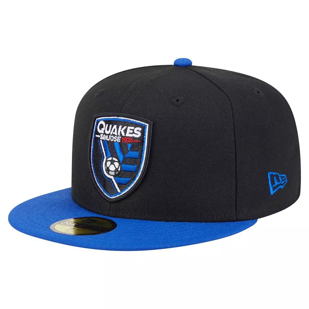 Men's New Era  Black San Jose Earthquakes 2025 Kickoff 59FIFTY Fitted Hat, Size: 7 1/4, Sje Black Product Image