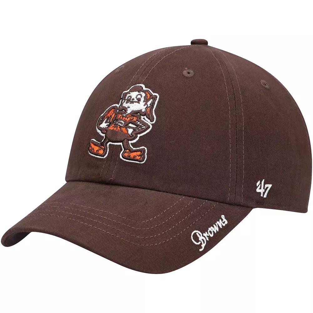 Women's '47 Brown Cleveland Browns Brownie The Elf Miata Clean Up Legacy Adjustable Hat Product Image