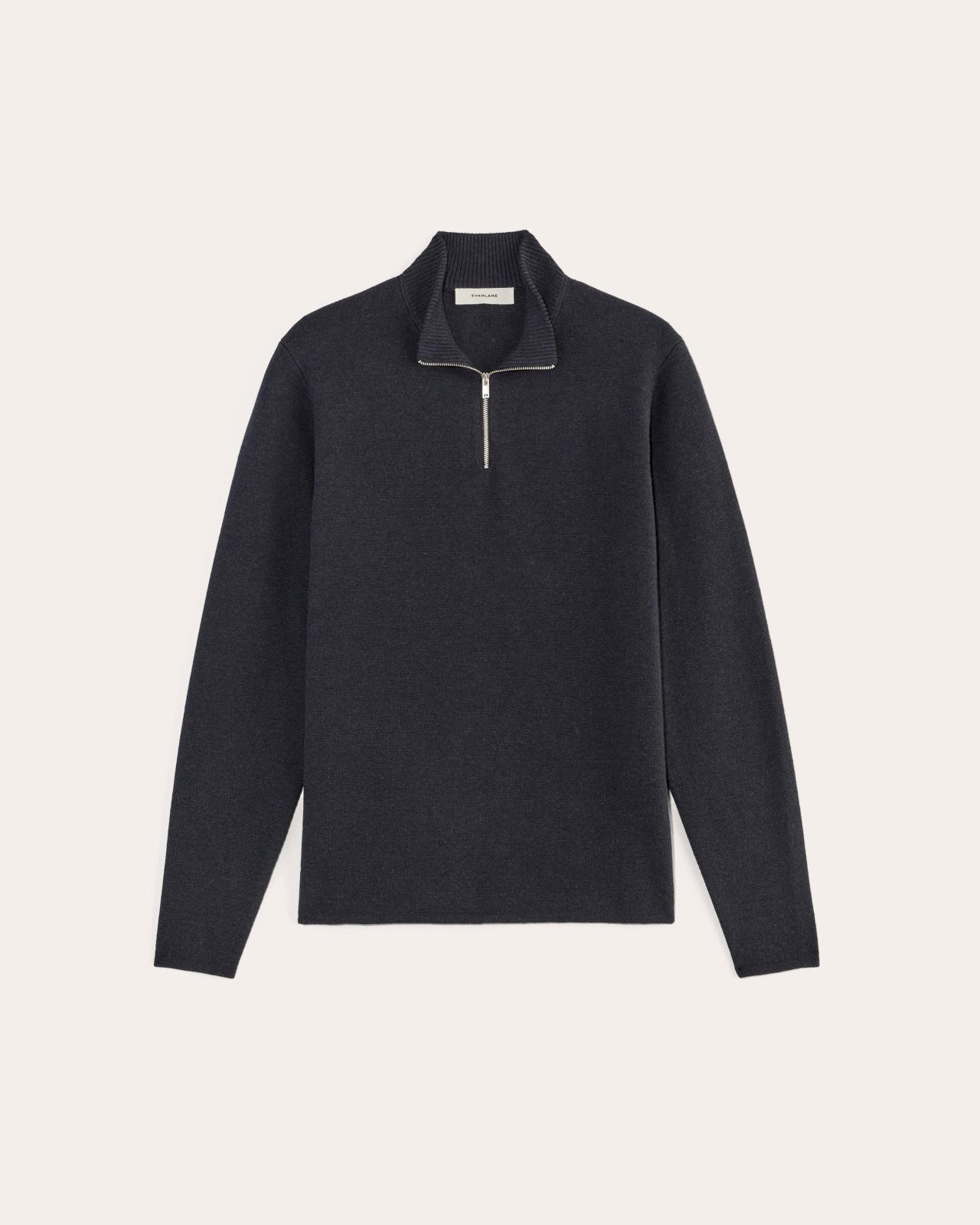 Mens No-Sweat Quarter-Zip Sweater by Everlane Product Image