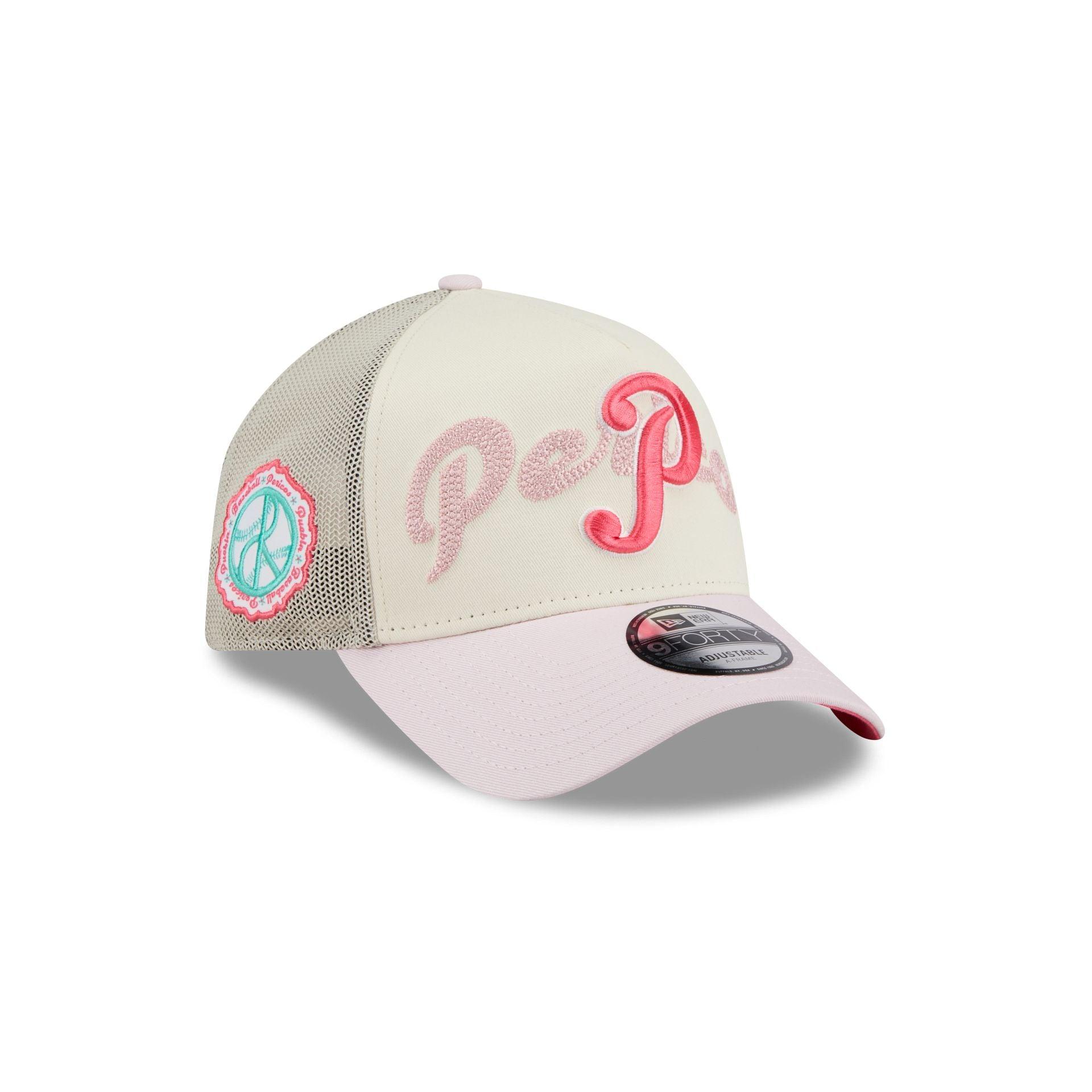 Pericos de Puebla Stacked Wordmark 9FORTY A-Frame Snapback Hat Male Product Image