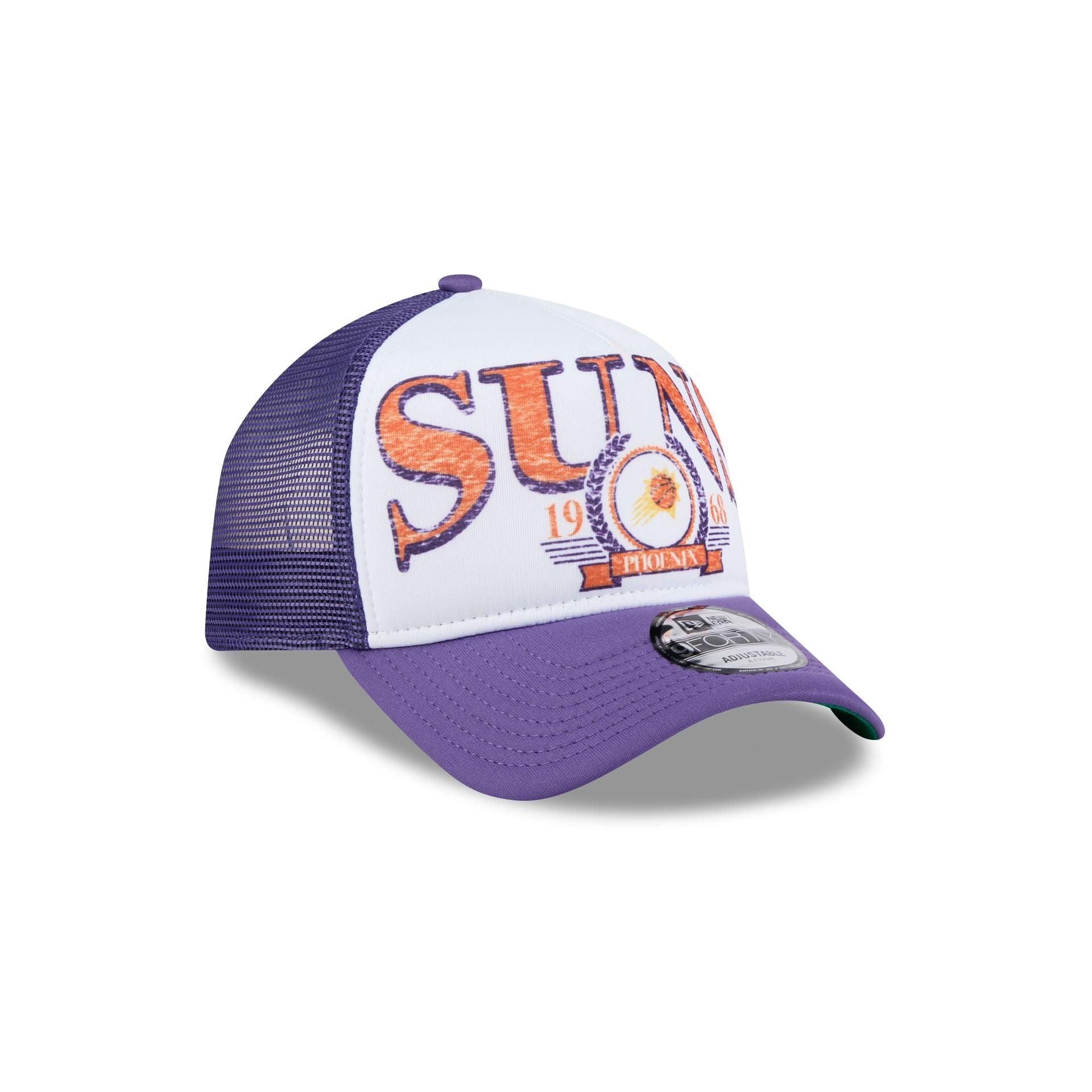 Phoenix Suns Distressed 9FORTY A-Frame Trucker Hat Male Product Image