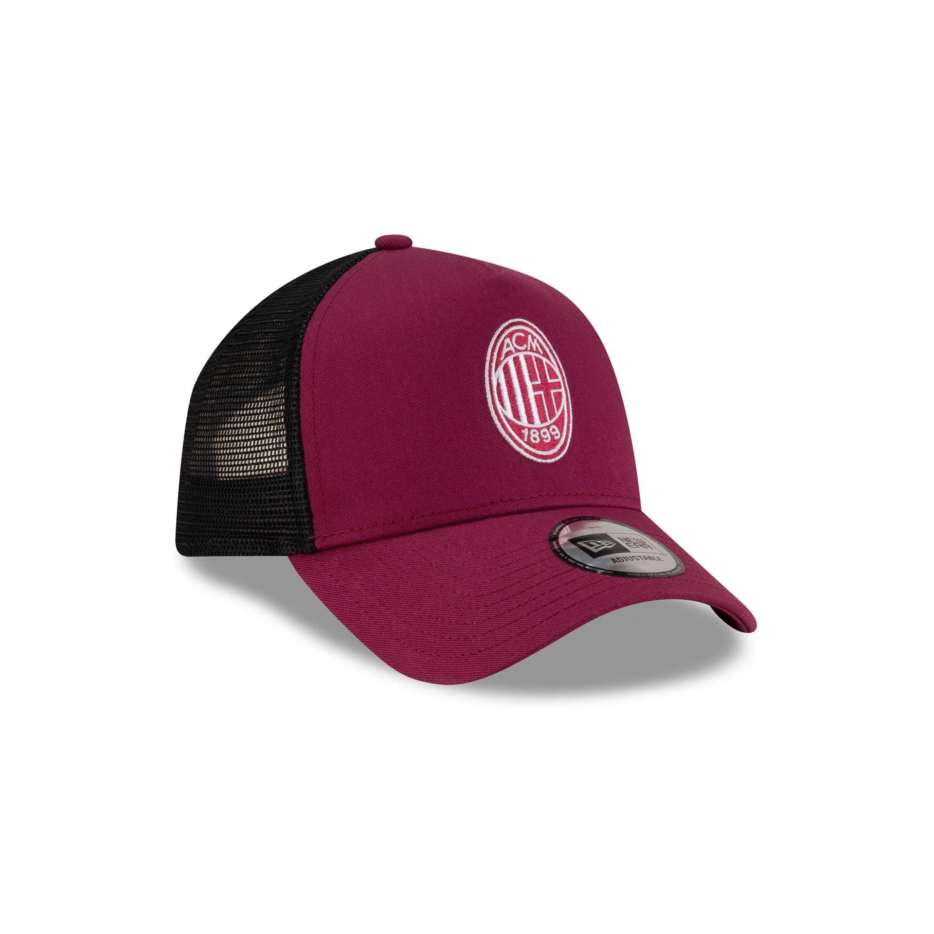 AC Milan Seasonal Dark Red 9FORTY A-Frame Trucker Hat Male Product Image
