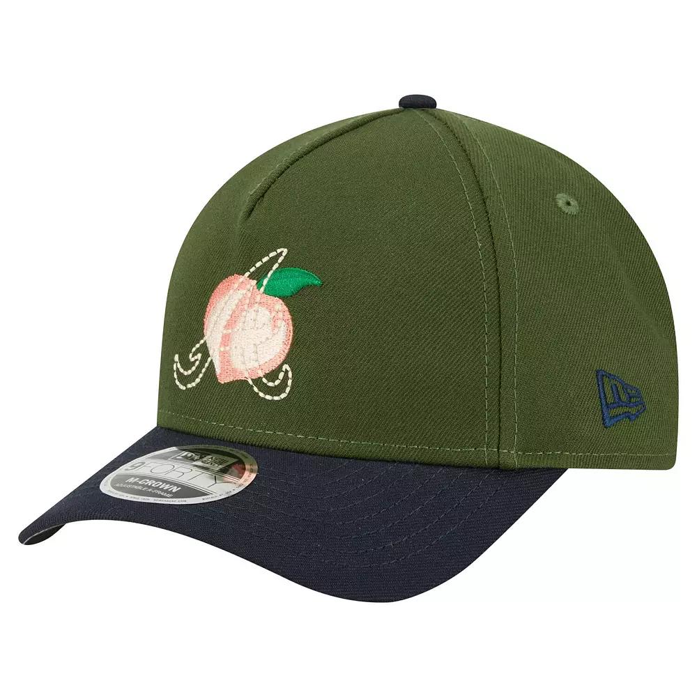Men's New Era Dark Green Atlanta Braves City Feature 9FORTY A-Frame Adjustable Hat Product Image