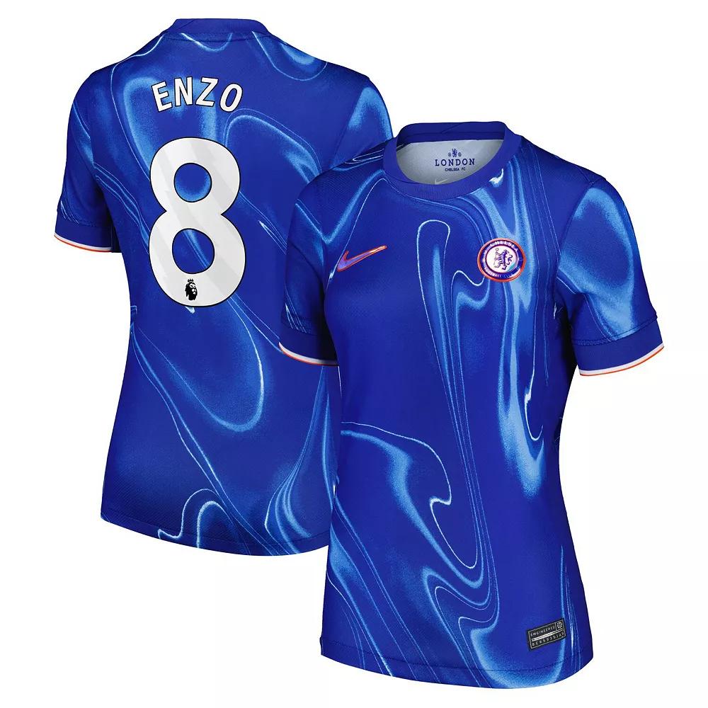 Women's Nike Enzo Fern��ndez Blue Chelsea 2024/25 Home Replica Player Jersey, Size: Large, Chl Blue Product Image