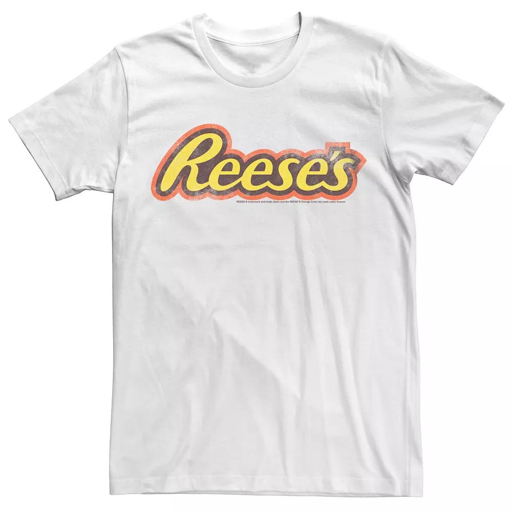 Men's Reese's Milk Chocolate Vintage Logo Tee, Size: Medium, White Product Image