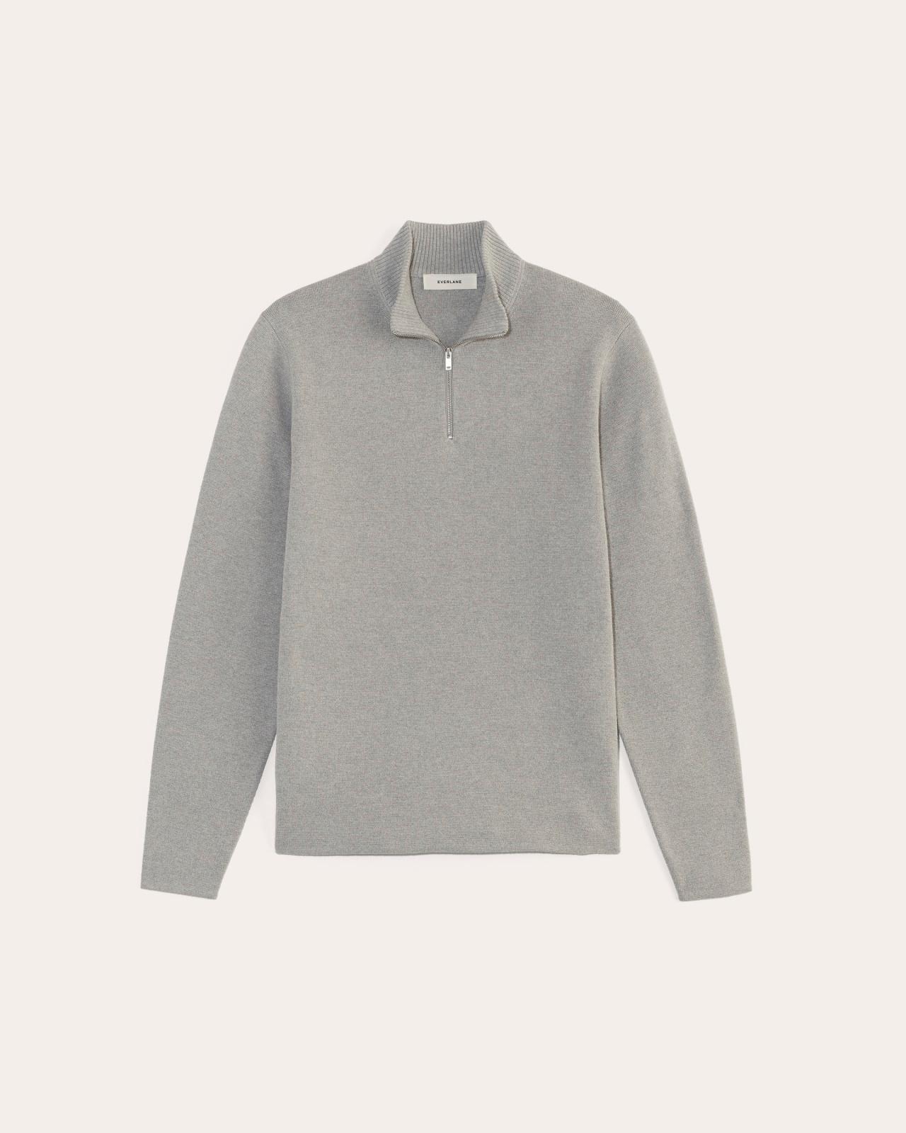 Mens No-Sweat Quarter-Zip Sweater by Everlane Product Image