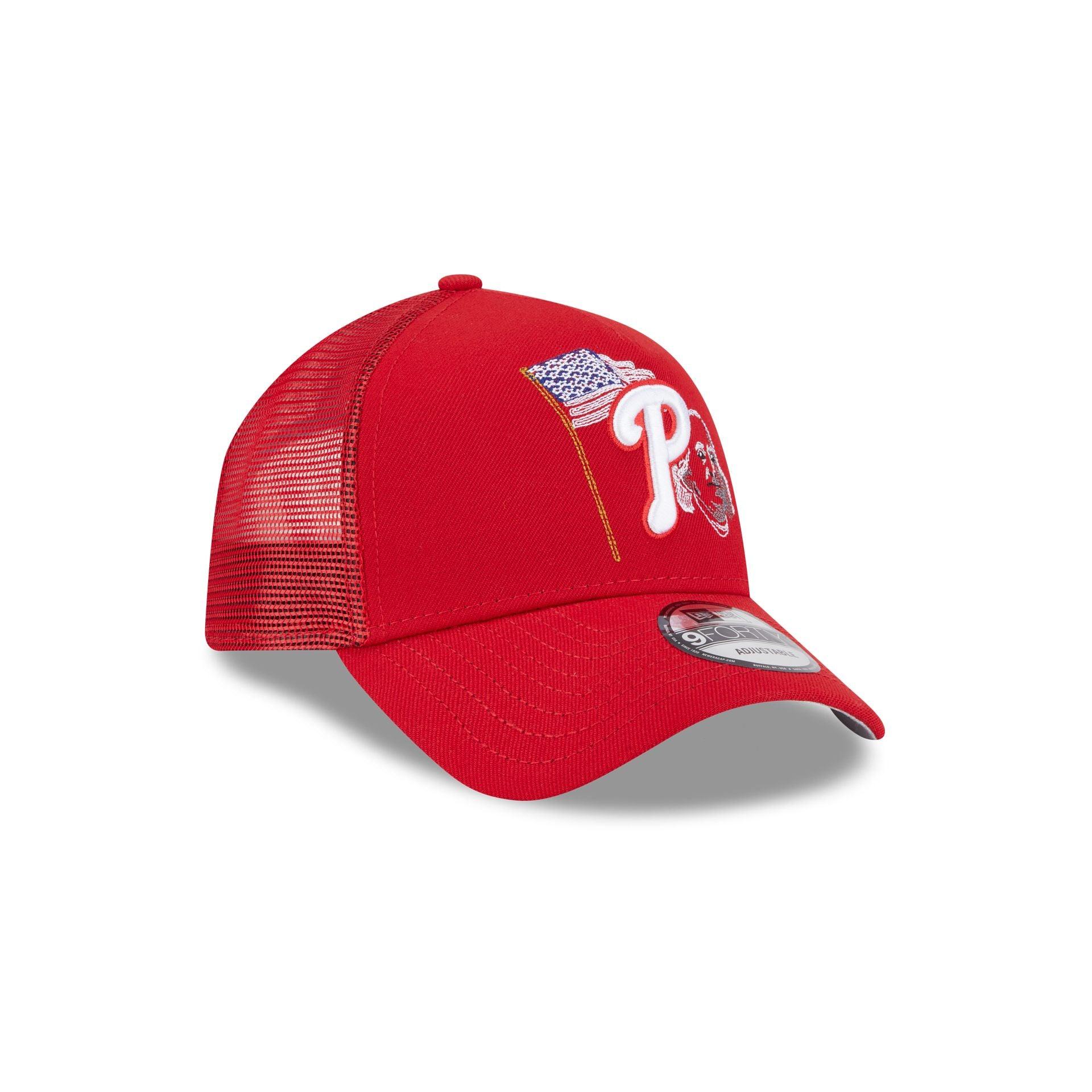 Philadelphia Phillies State Stitch 9FORTY A-Frame Trucker Hat Male Product Image