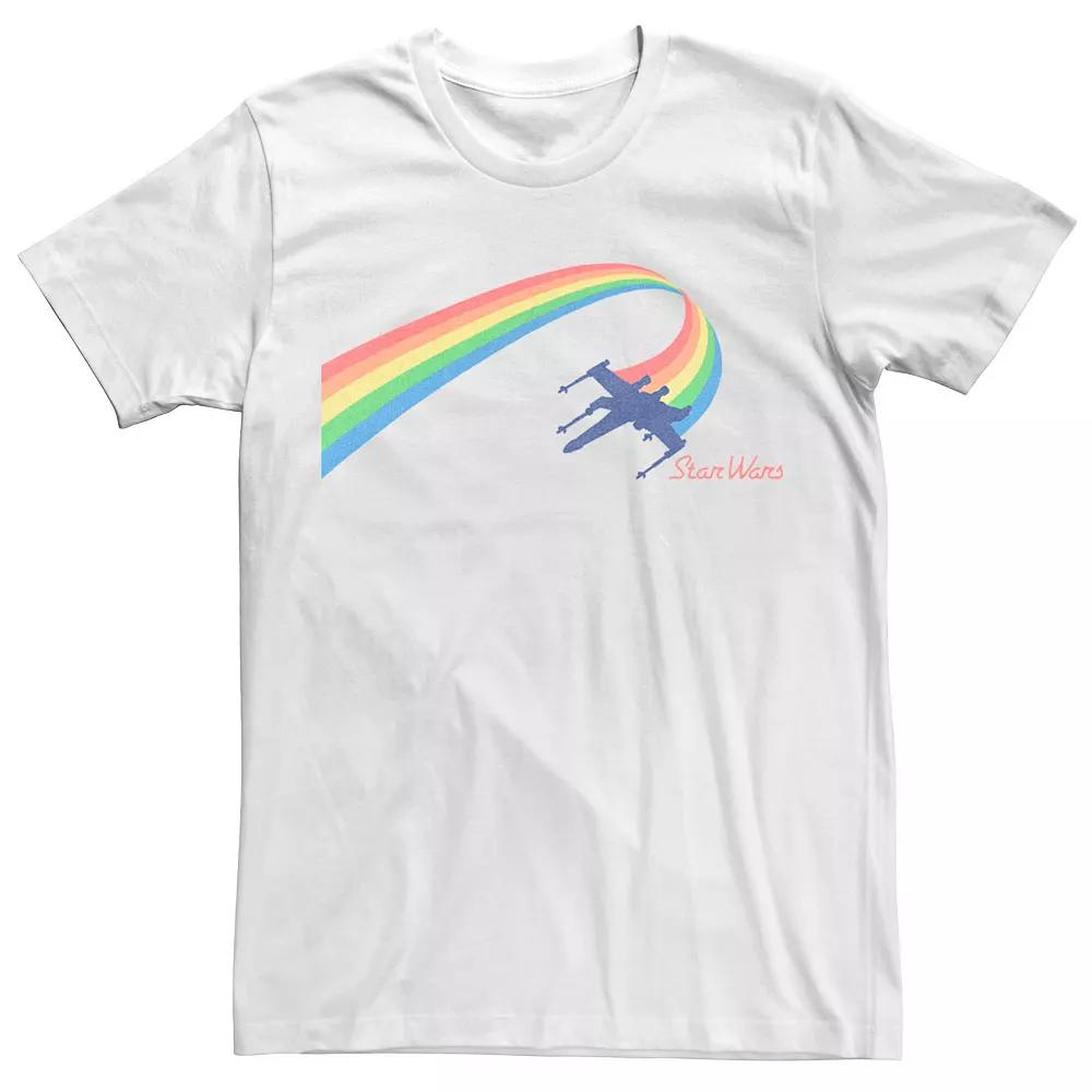 Men's Star Wars X-Wing Rainbow Flight Tee,  Product Image