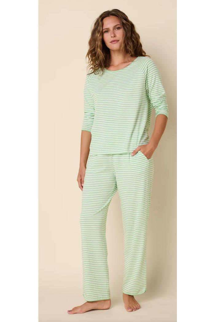 ESSENTIALS STRIPE PIMA KNIT SIMPLE SET Product Image