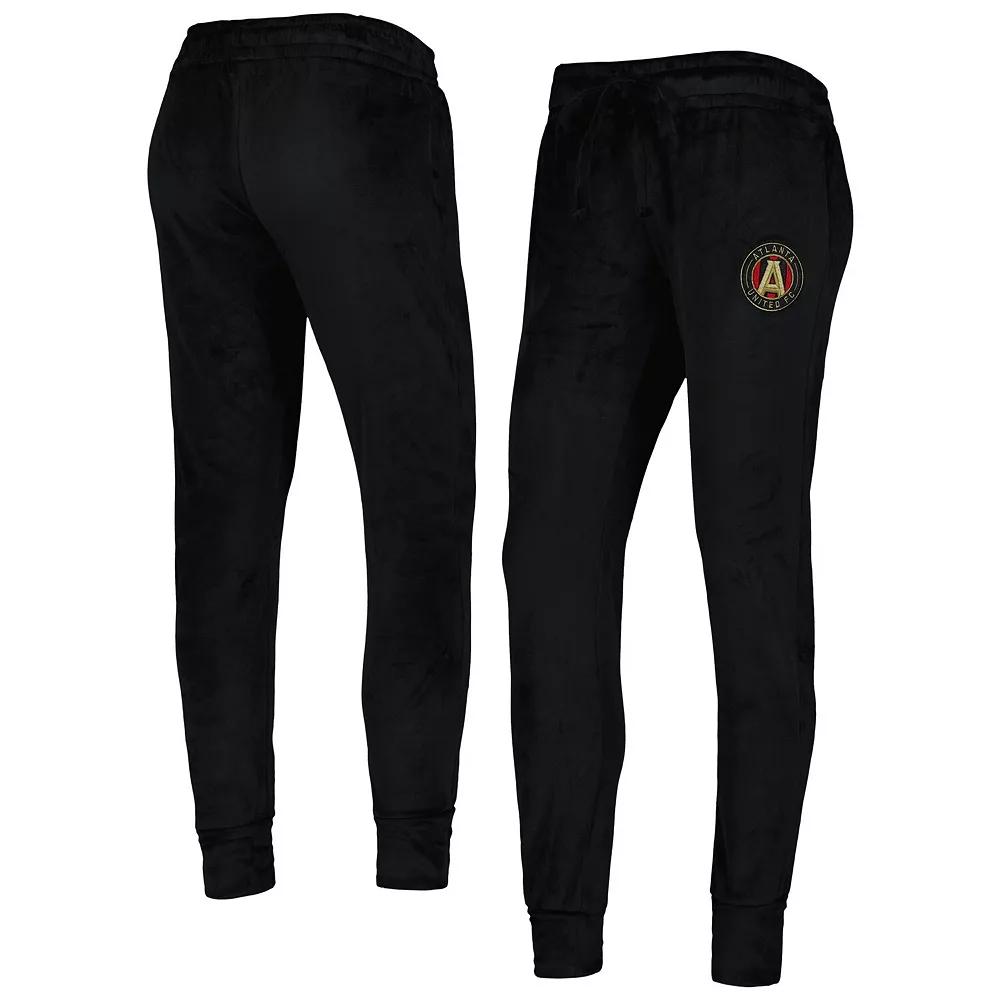 Women's Concepts Sport Black Atlanta United FC Intermission Velour Cuffed Pants, Size: Small, Atu Black Product Image