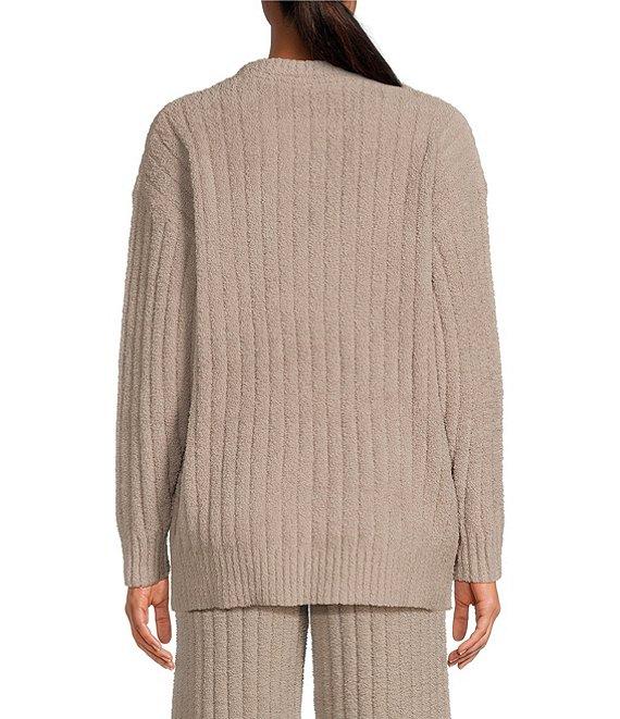 UGG Riz Cozy Knit Crew Neck Long Sleeve Ribbed Lounge Top Product Image