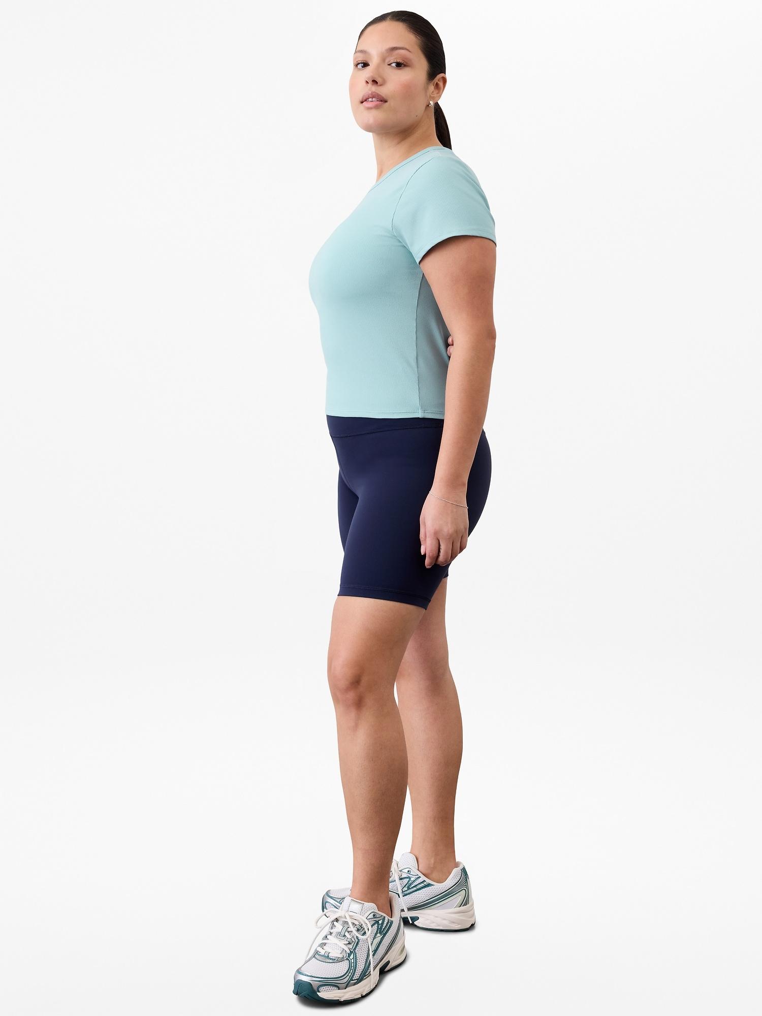 Signature Rib Crop Tee Product Image