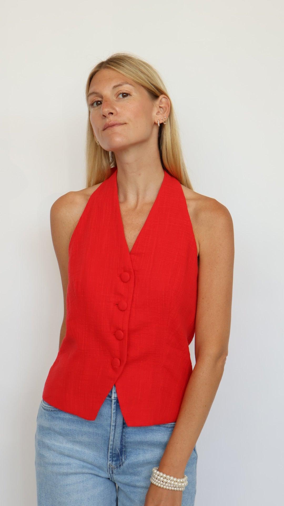 Celeste Halter Neck Vest Product Image