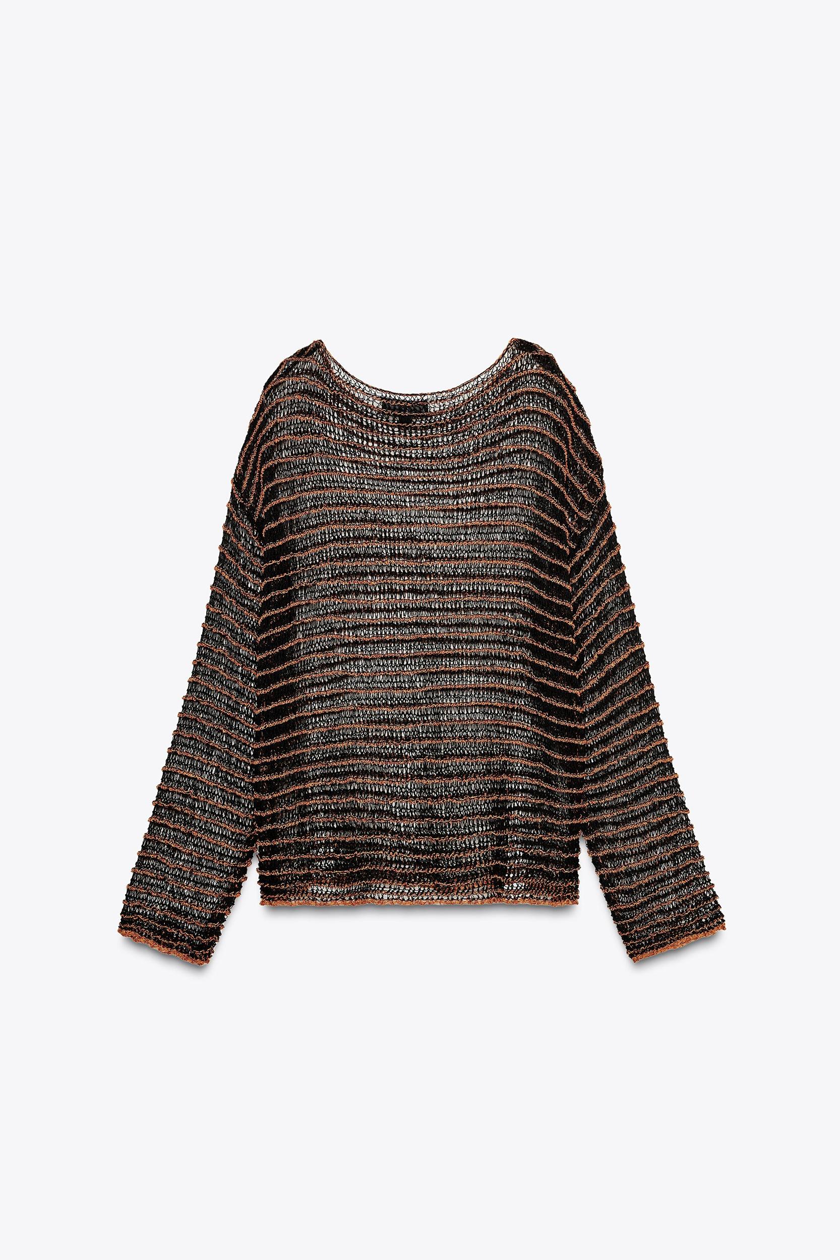 OPEN KNIT SWEATER Product Image