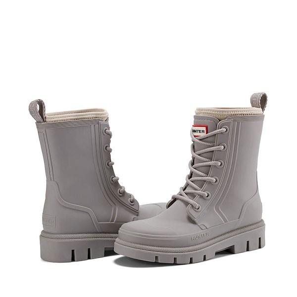 Womens Hunter Diana Lace-Up Rain Boot - Dark Product Image