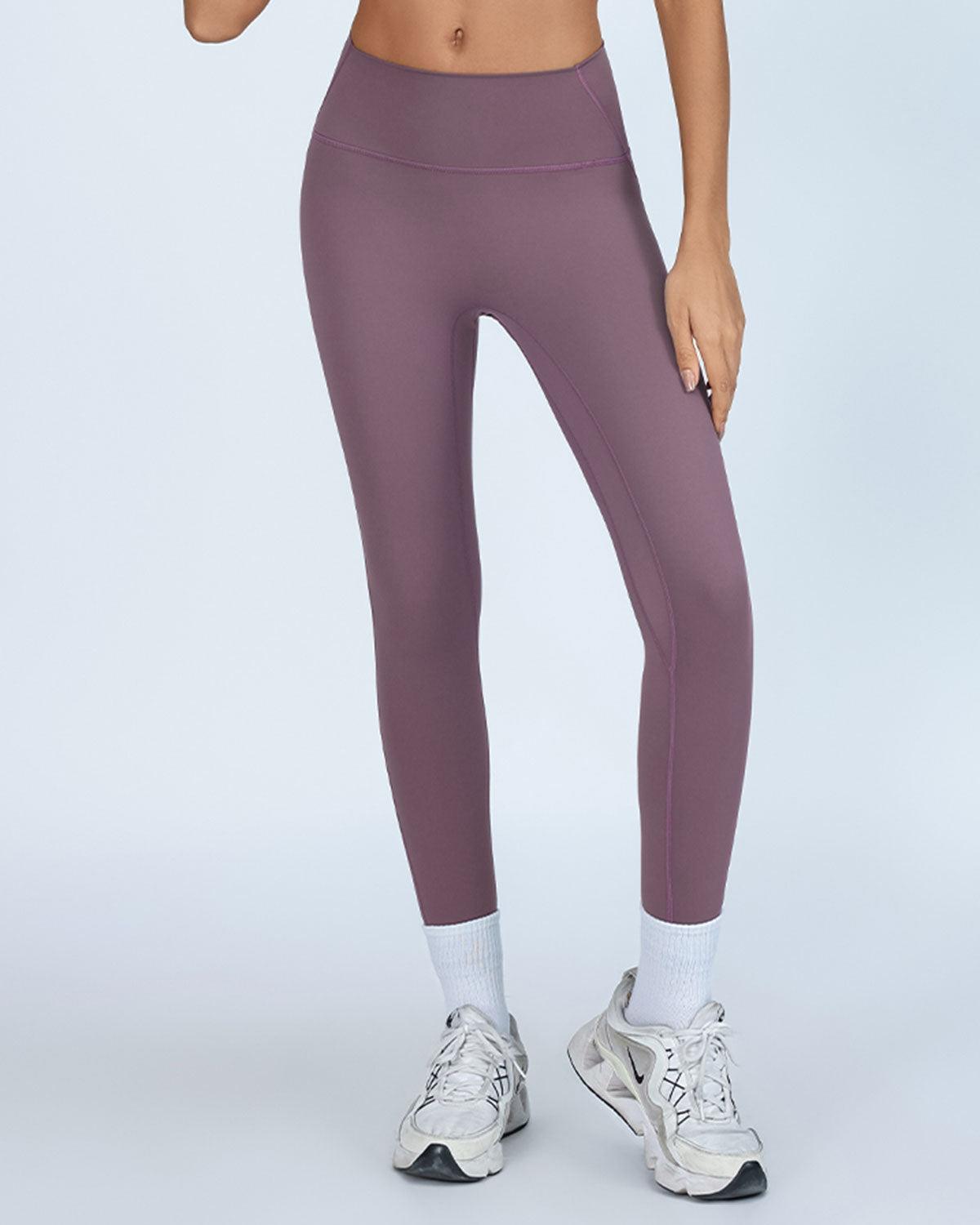 Purple High Stretch Yoga Leggings Product Image