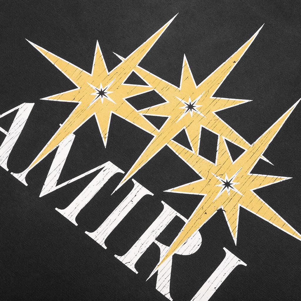 Amiri Starburst Oversized Tee - Black Male Product Image