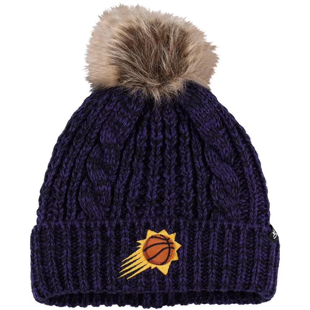 Women's '47 Purple Phoenix Suns Meeko Cuffed Knit Hat with Pom, Phx Purple Product Image