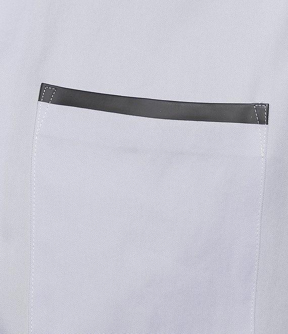 Murano Interdimensional Collection Slim Fit Heat Seal Short Sleeve Convertible Camp Shirt Product Image