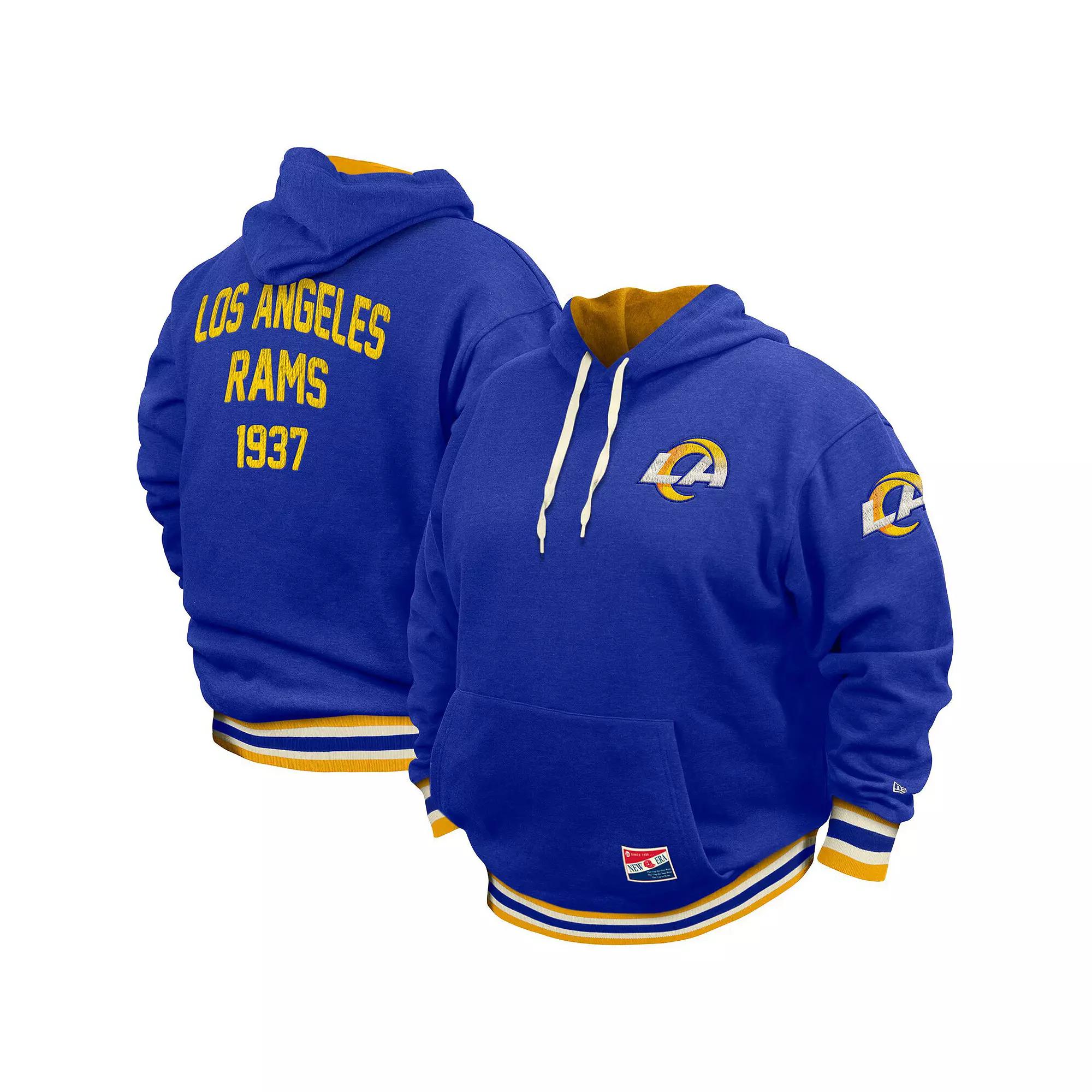 Men's New Era Royal Los Angeles Rams Big & Tall NFL Pullover Hoodie,  Product Image