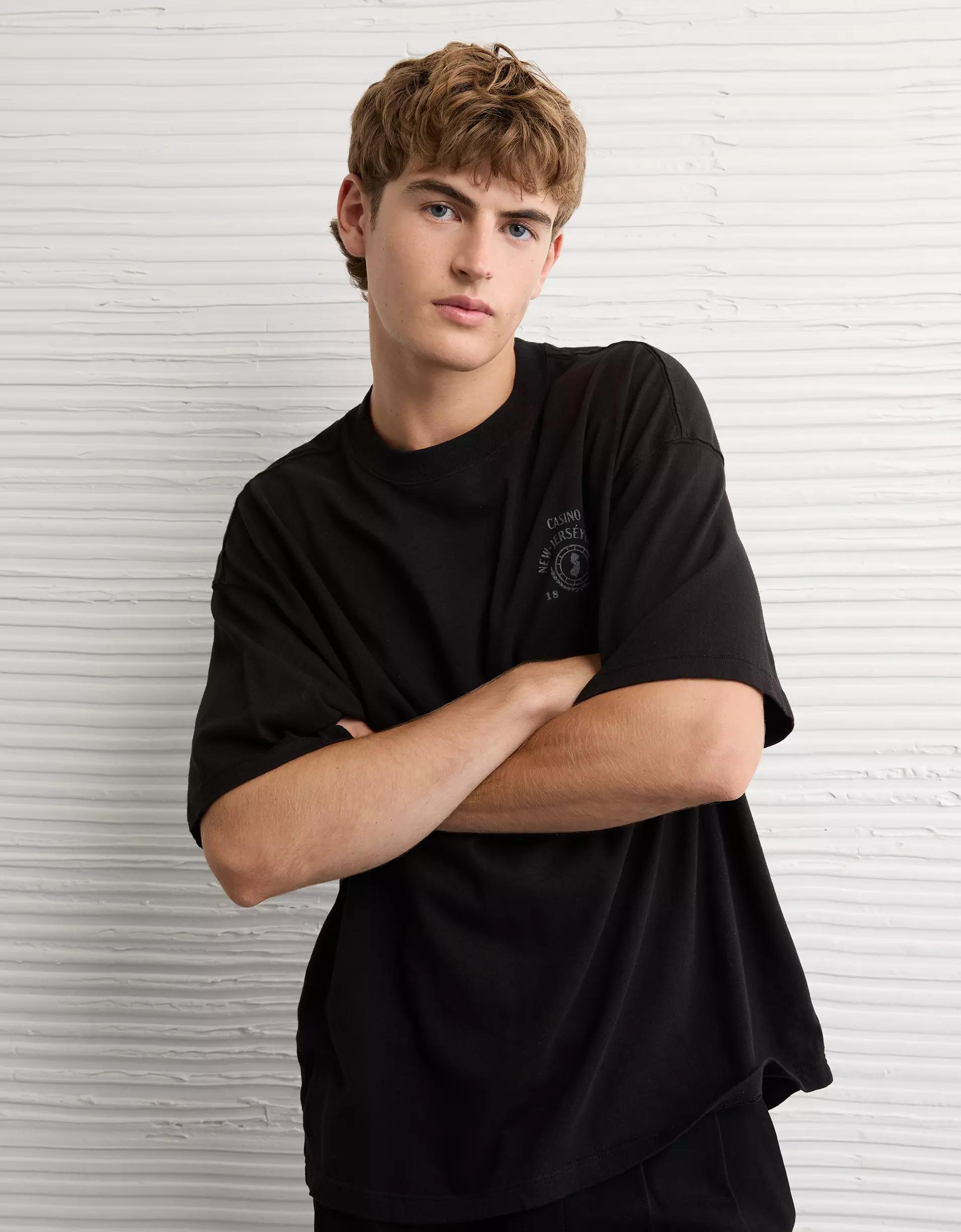 AE Logo Lived-In T-Shirt Product Image