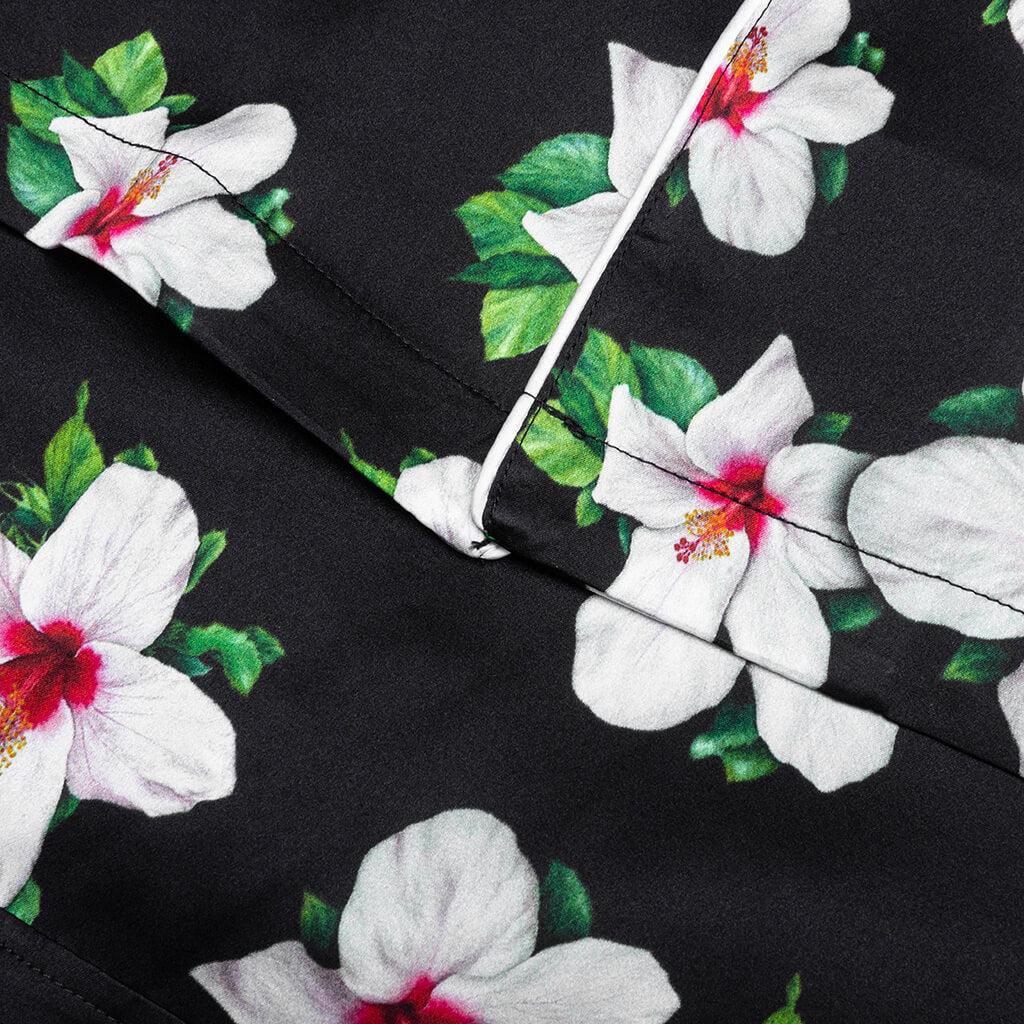 Howard Hawaiian Silk Shirt - Black Male Product Image