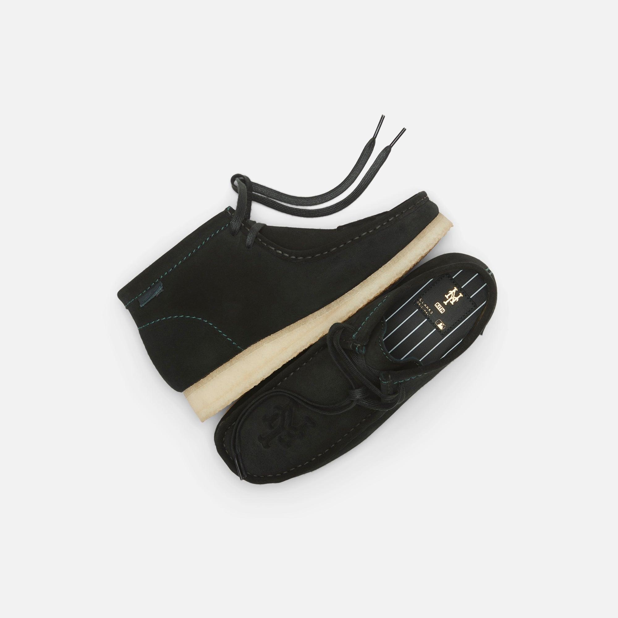 Kith & Clarks for New York Mets Wallabee Boot - Dark Green Suede Male Product Image