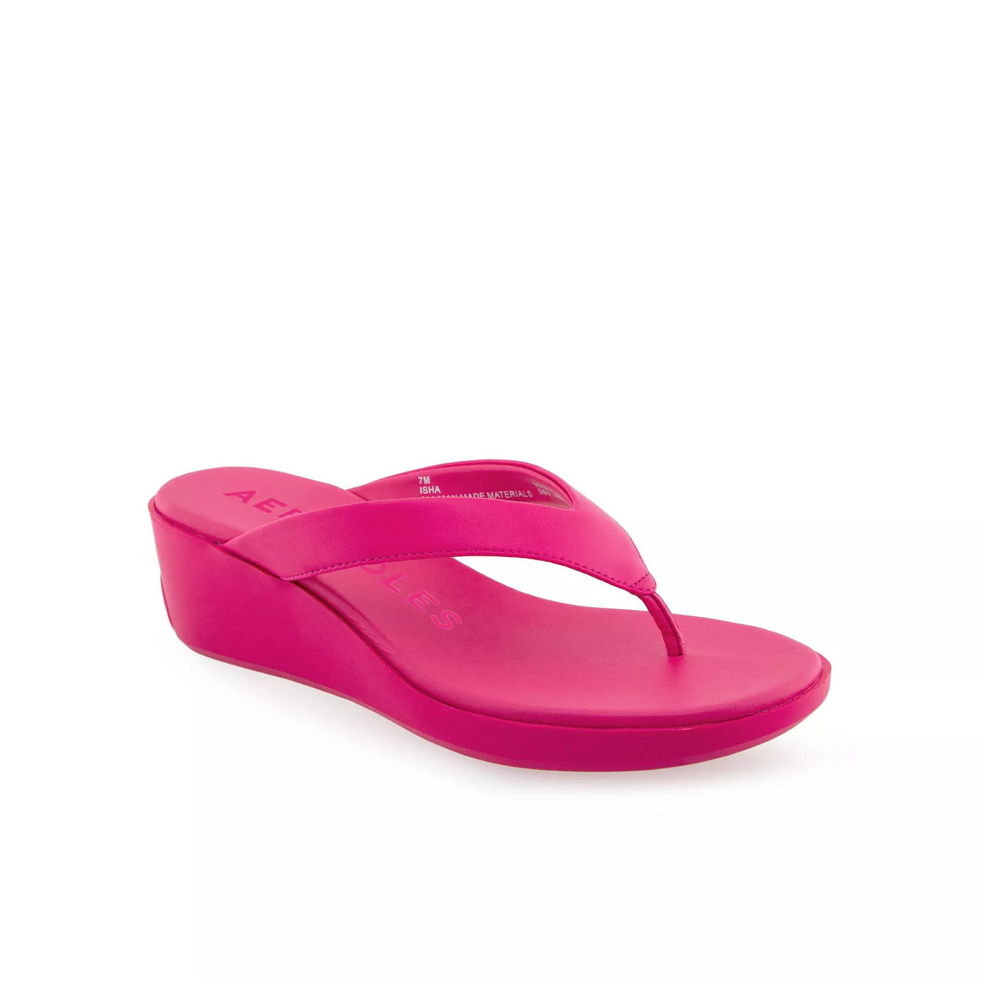 Aerosoles Isha Women's Wedge Sandals, Size: 10, Virtual Pink Pu Product Image