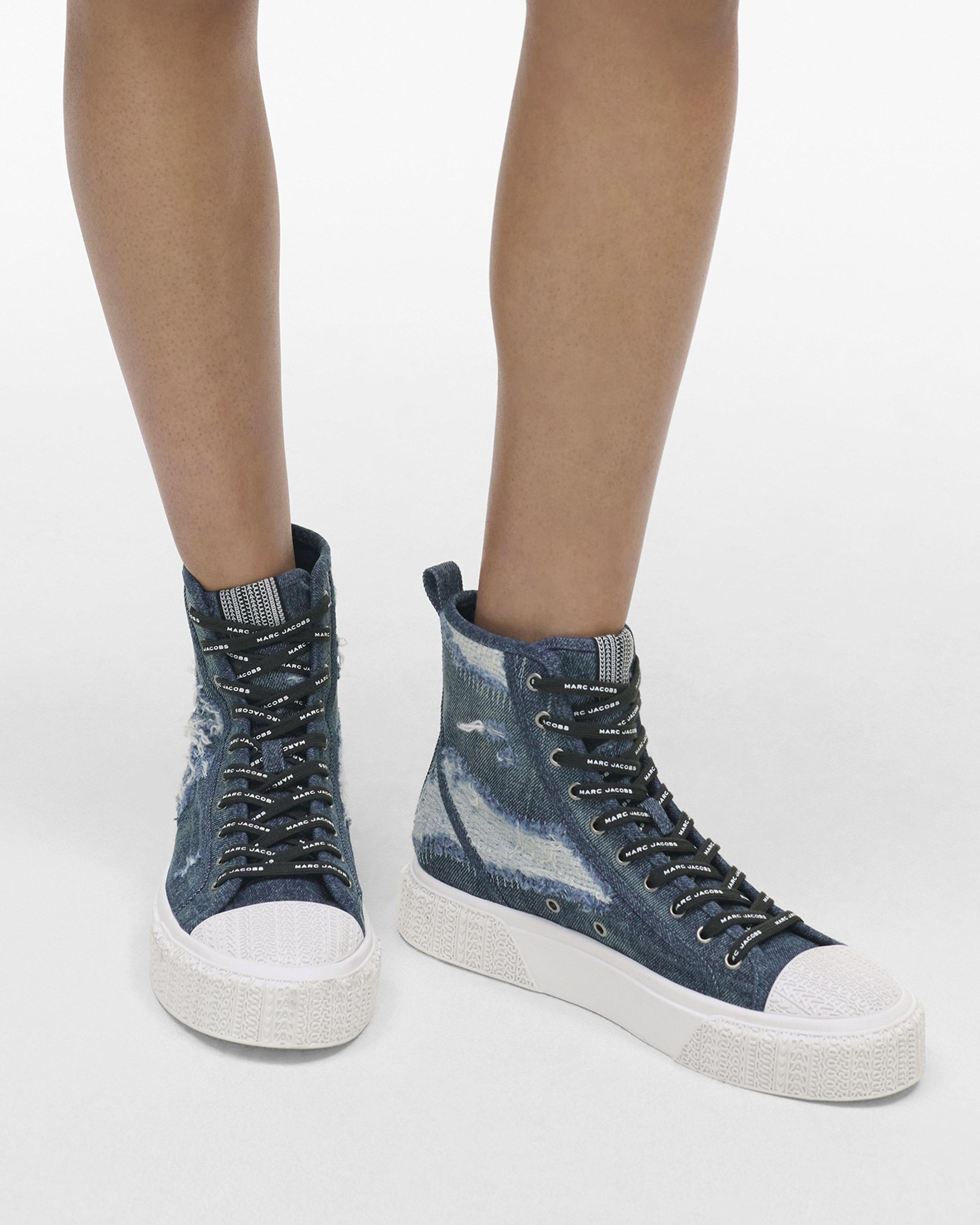 The Rip And Repair Denim High Top Sneaker Product Image