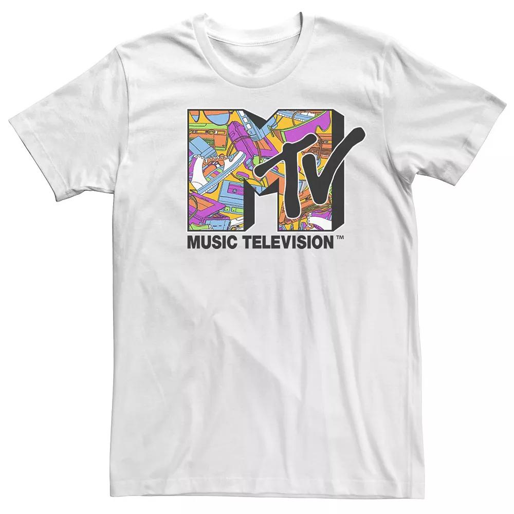 Mens MTV Old School Supplies Retro Logo Short Sleeve Tee Product Image